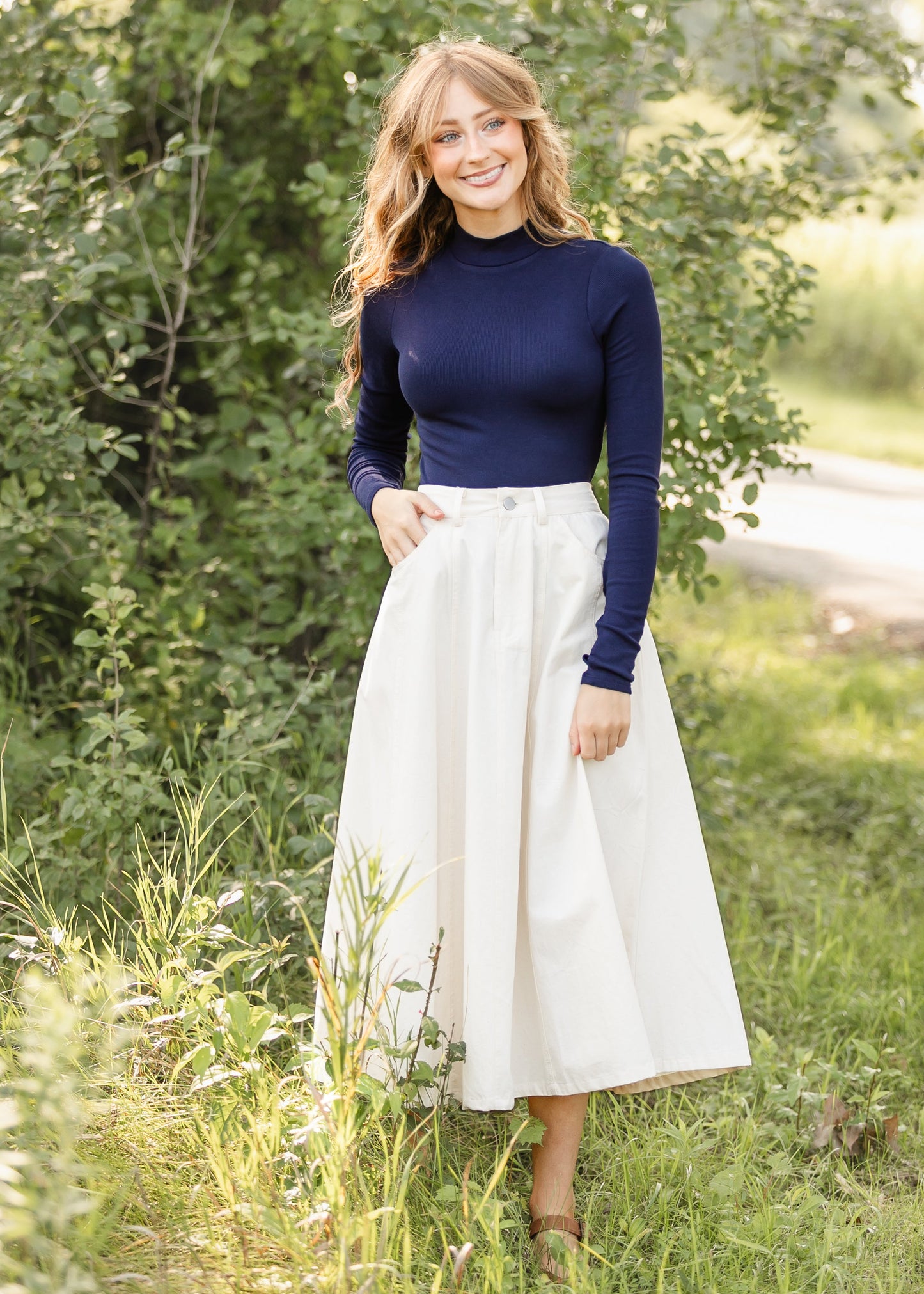 Ronan Mock Neck Top - FINAL SALE