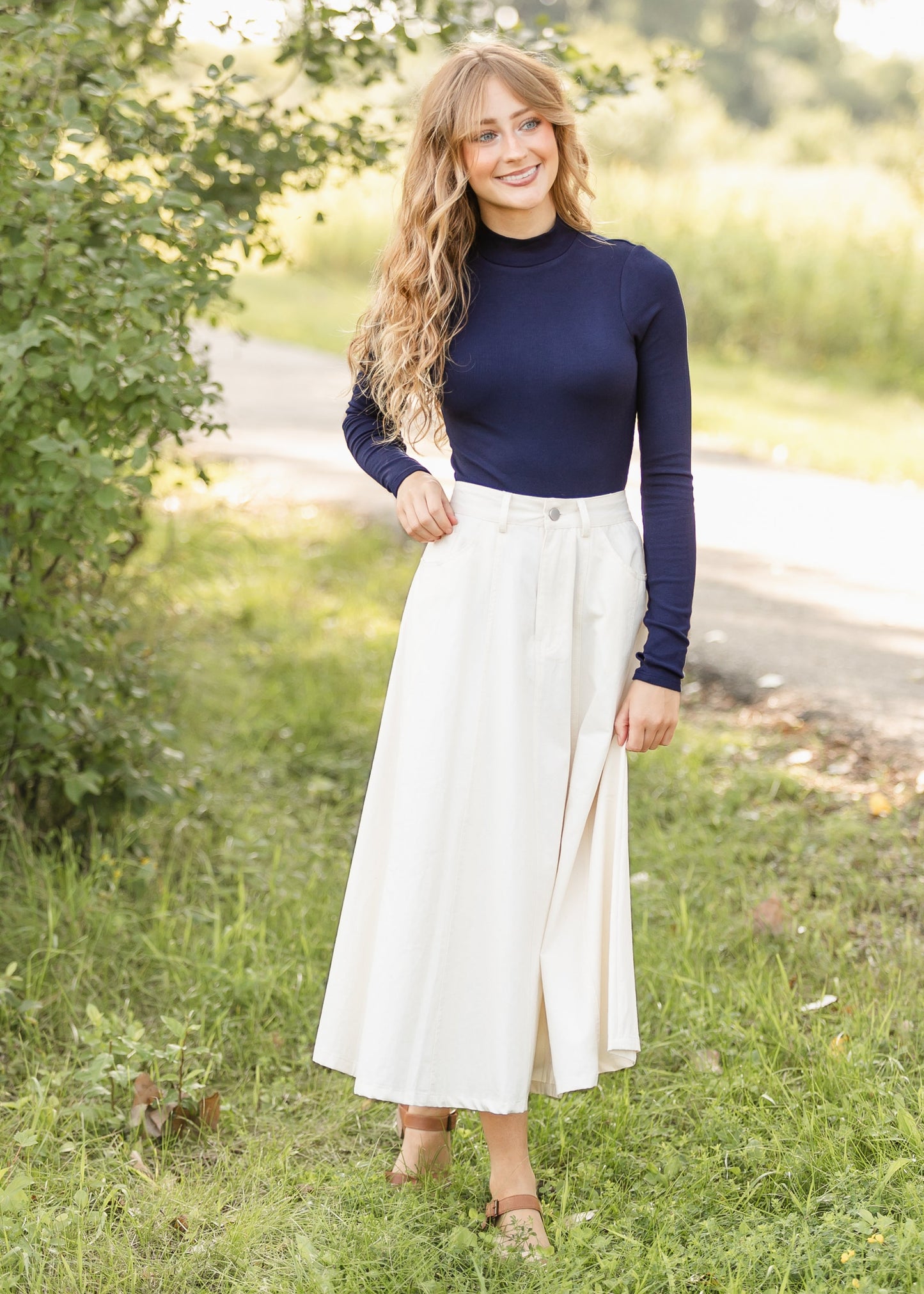 Ronan Mock Neck Top - FINAL SALE