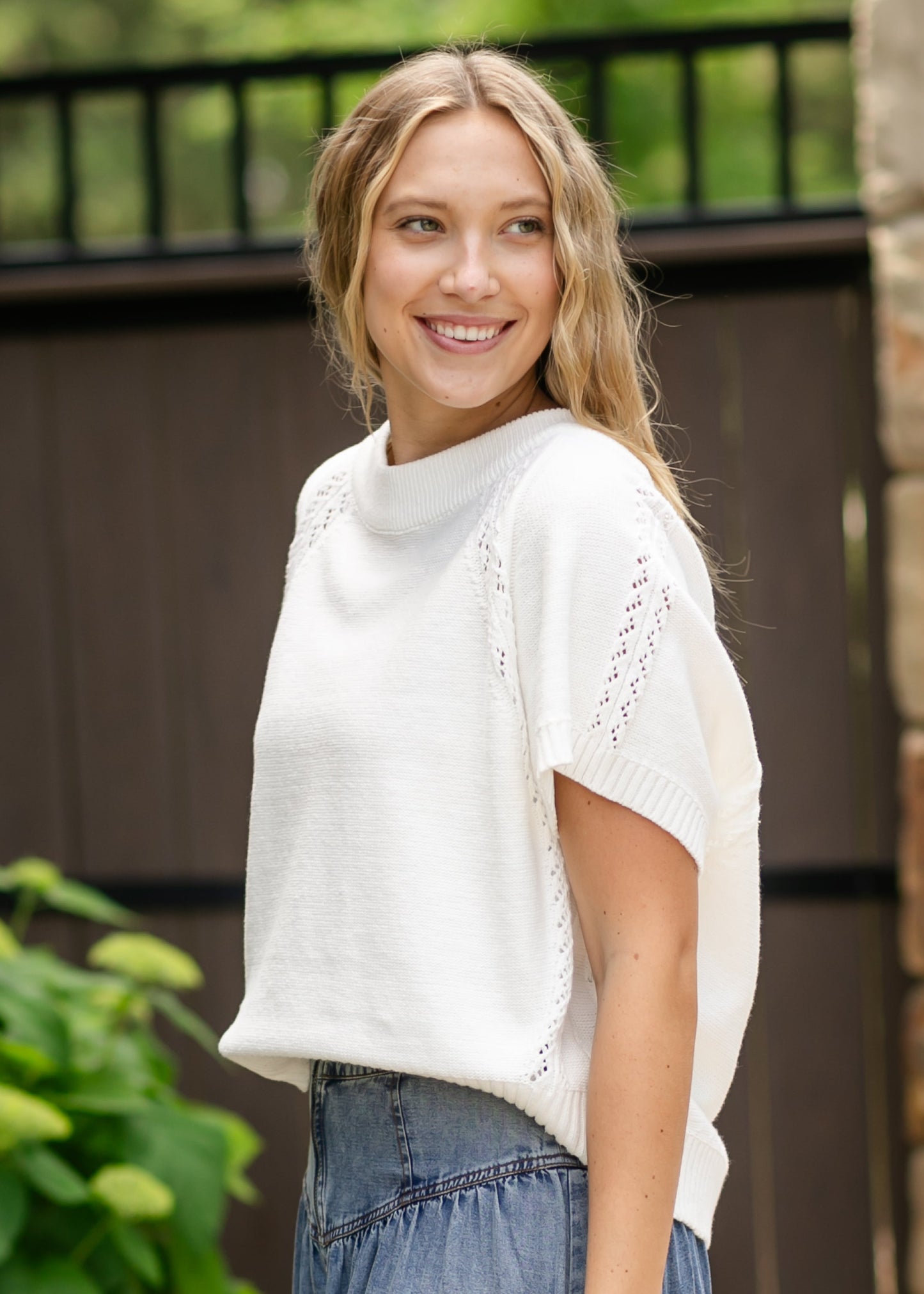 Round Neck Sweater Top - FINAL SALE