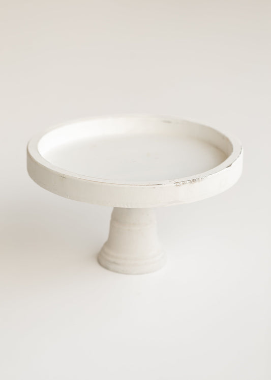 Rustic White Wood Stand - FINAL SALE