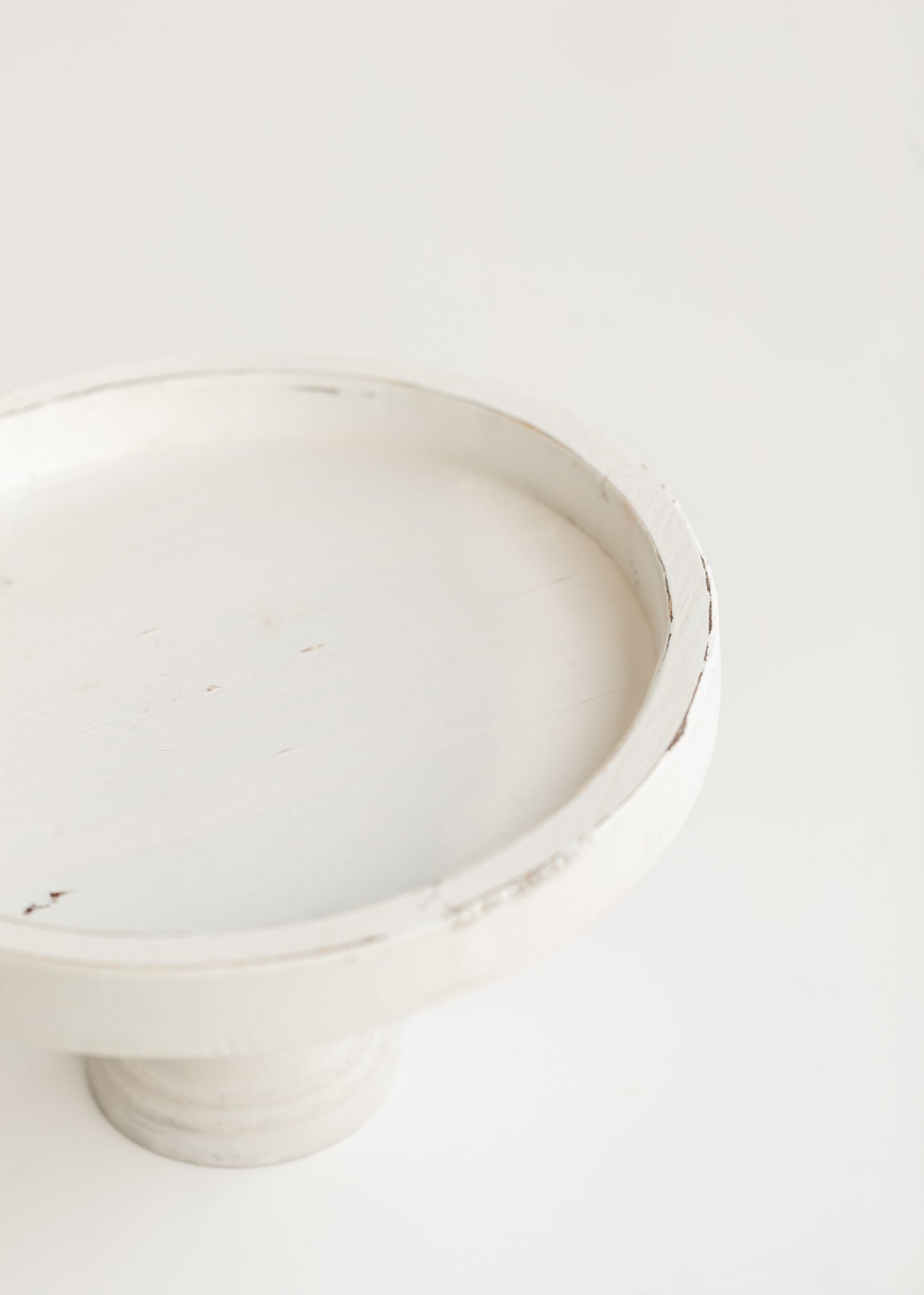 Rustic White Wood Stand - FINAL SALE