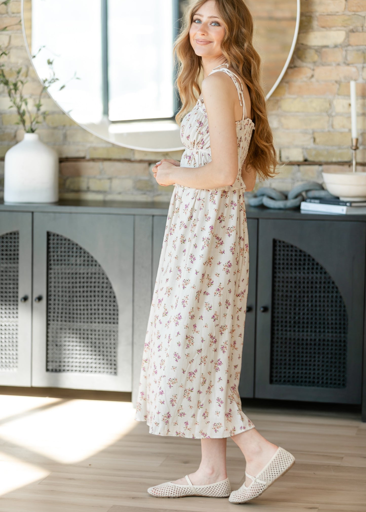 Sadie & Sage® Bouquet Sweetheart Midi Dress