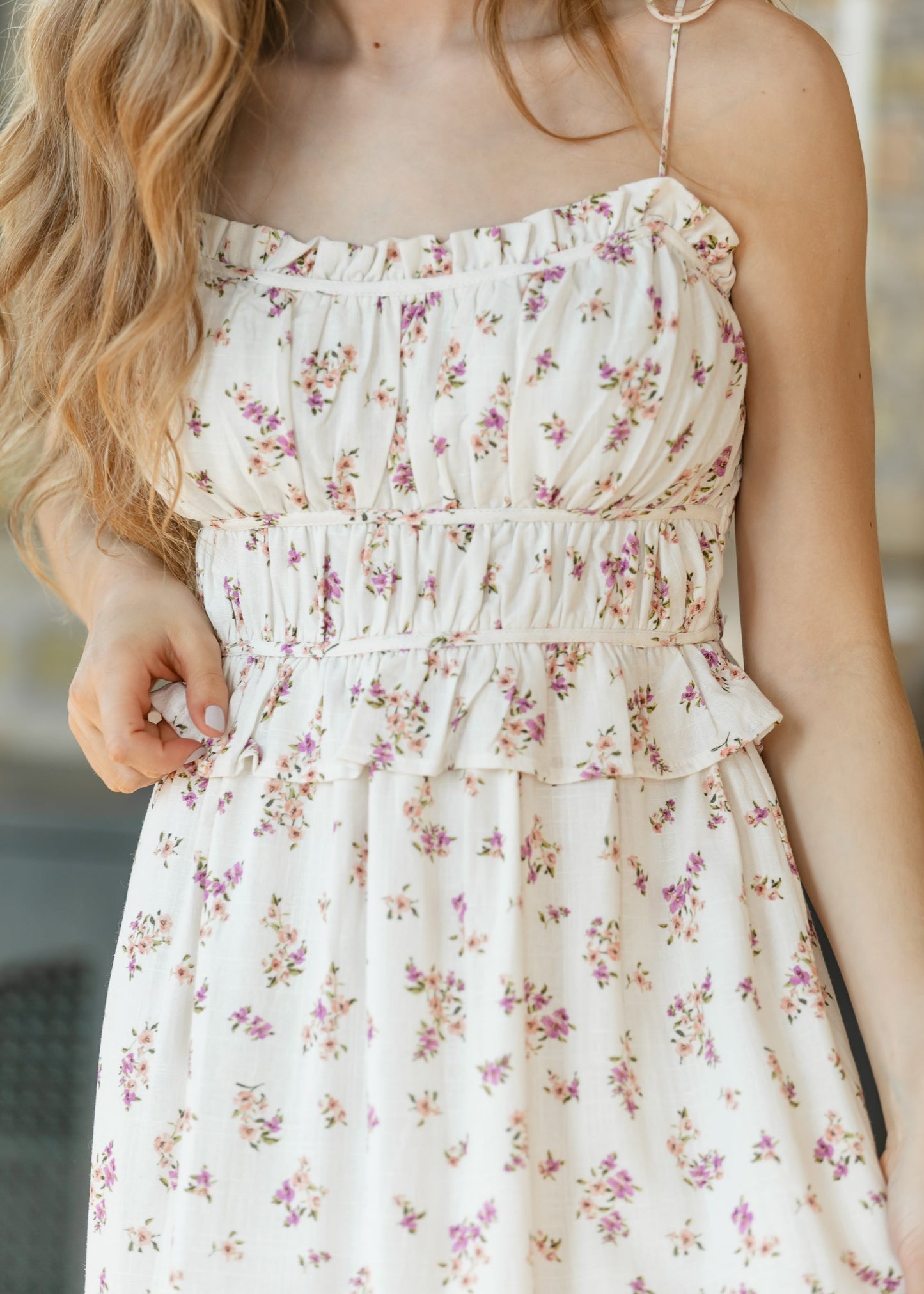 Sadie & Sage® Bouquet Sweetheart Midi Dress
