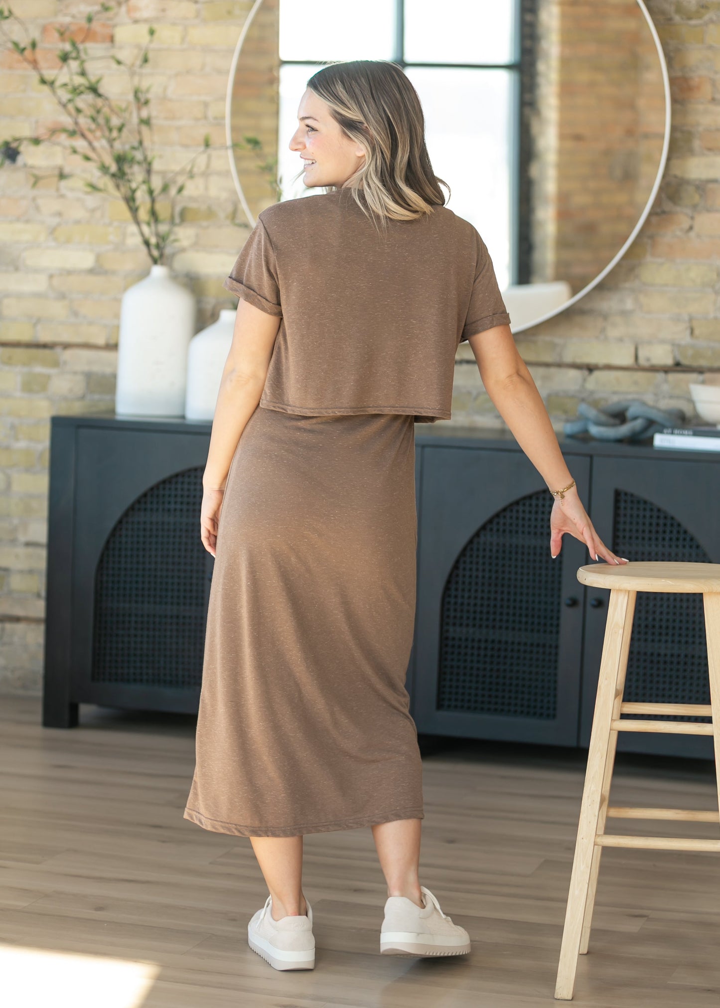 Sadie & Sage® Sand Toys Cropped Tee & Tank Maxi Dress