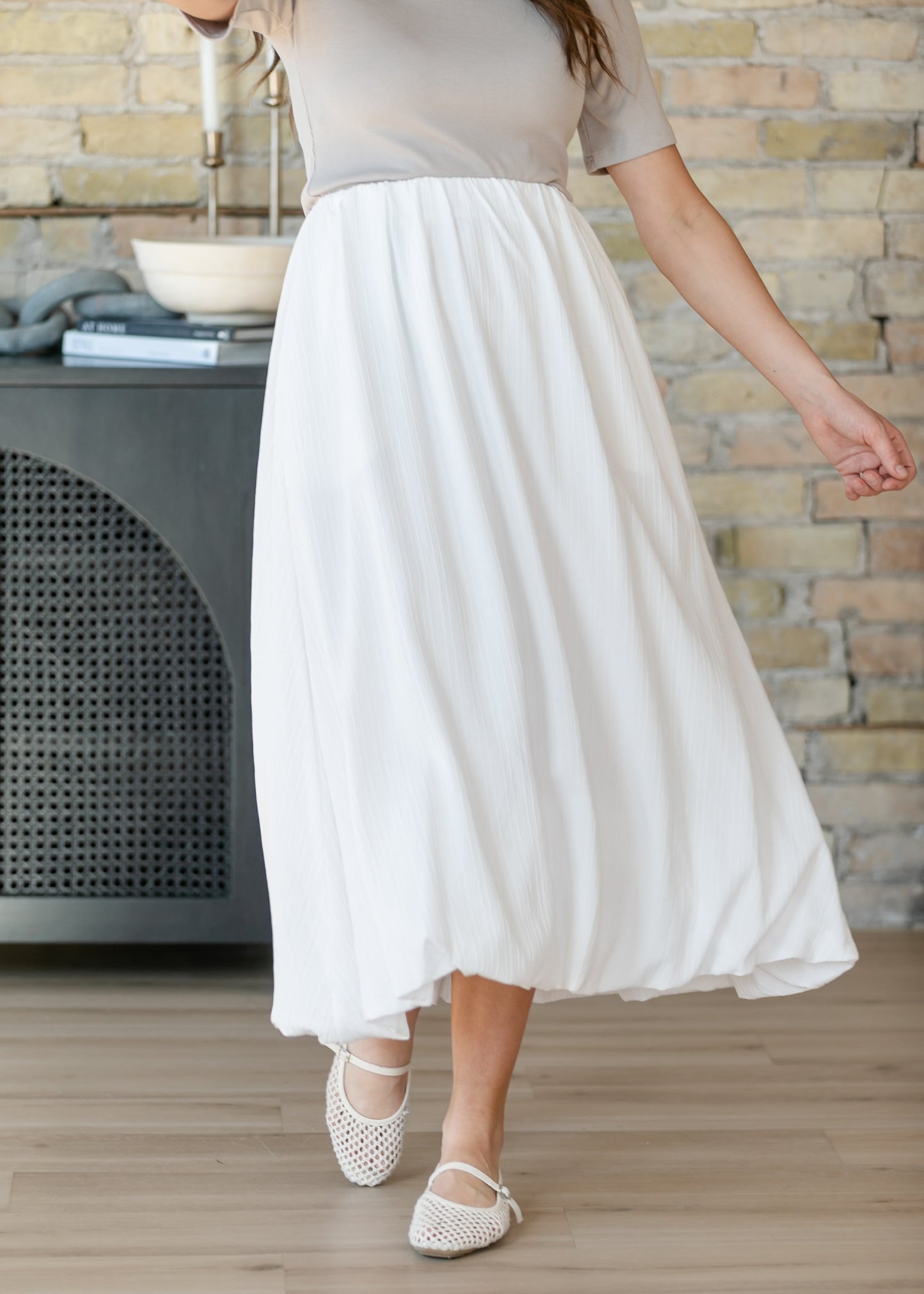 SAGE THE LABEL® Deja Vu Bubble Maxi Skirt