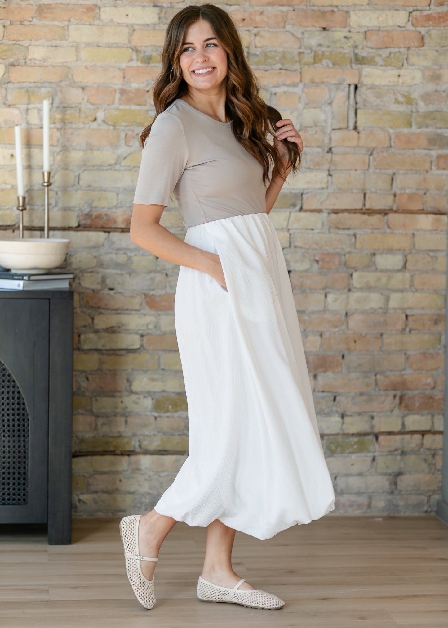 SAGE THE LABEL® Deja Vu Bubble Maxi Skirt