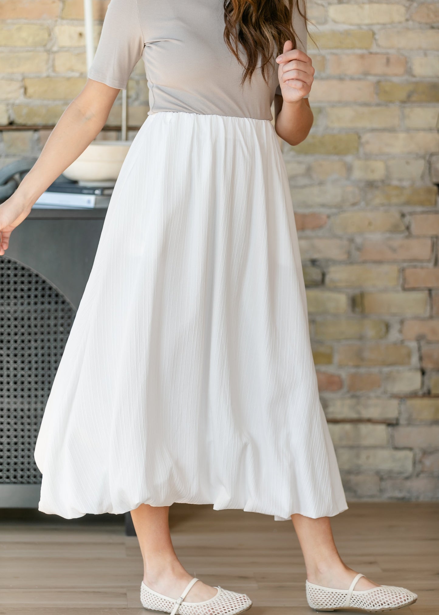 SAGE THE LABEL® Deja Vu Bubble Maxi Skirt