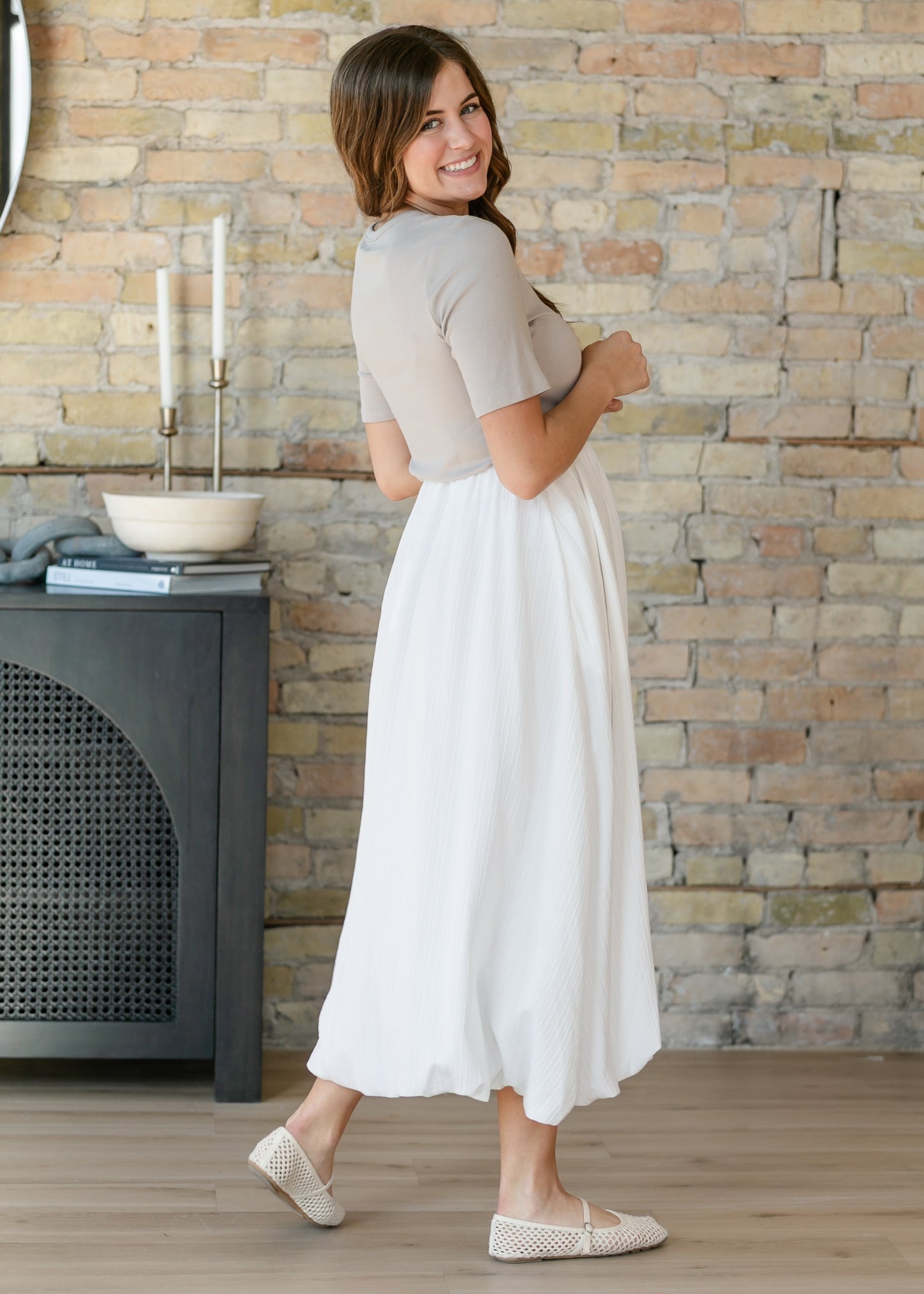 SAGE THE LABEL® Deja Vu Bubble Maxi Skirt
