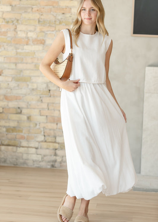 SAGE THE LABEL® Deja Vu Bubble Maxi Skirt