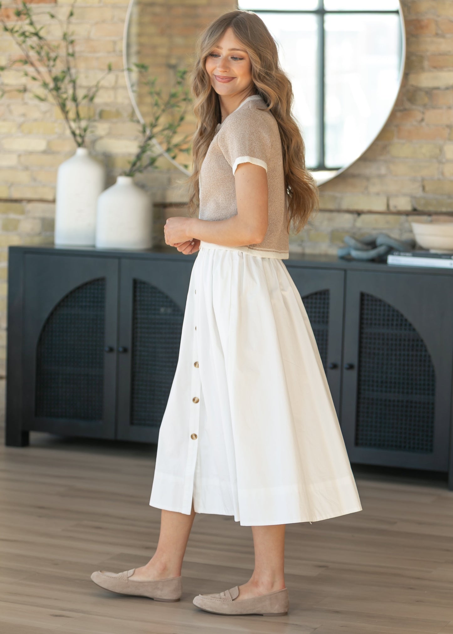 SAGE THE LABEL® Lily Pond Midi Skirt