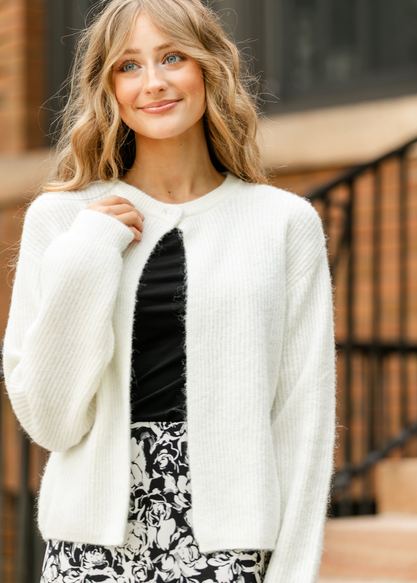 Scottie Single Button Cardigan - FINAL SALE