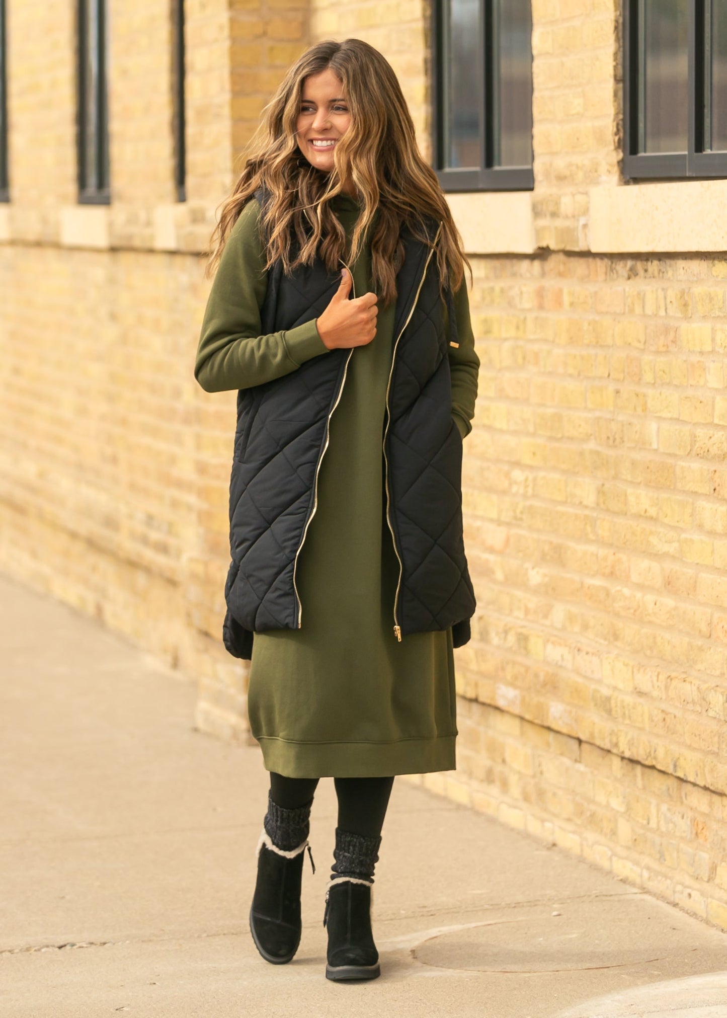 Scout Long Hooded Sweatshirt Dress - FINAL SALE