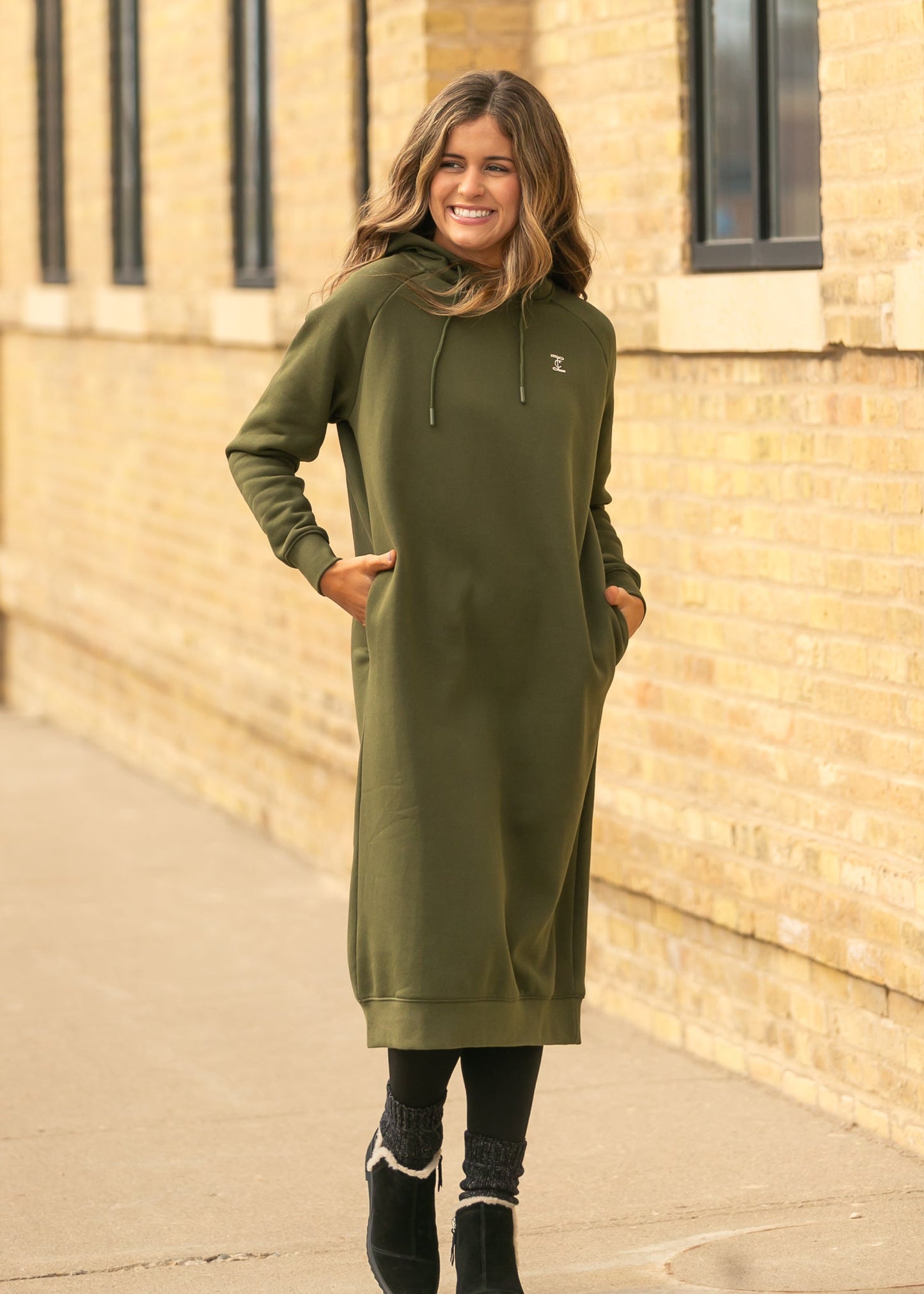 Scout Long Hooded Sweatshirt Dress - FINAL SALE