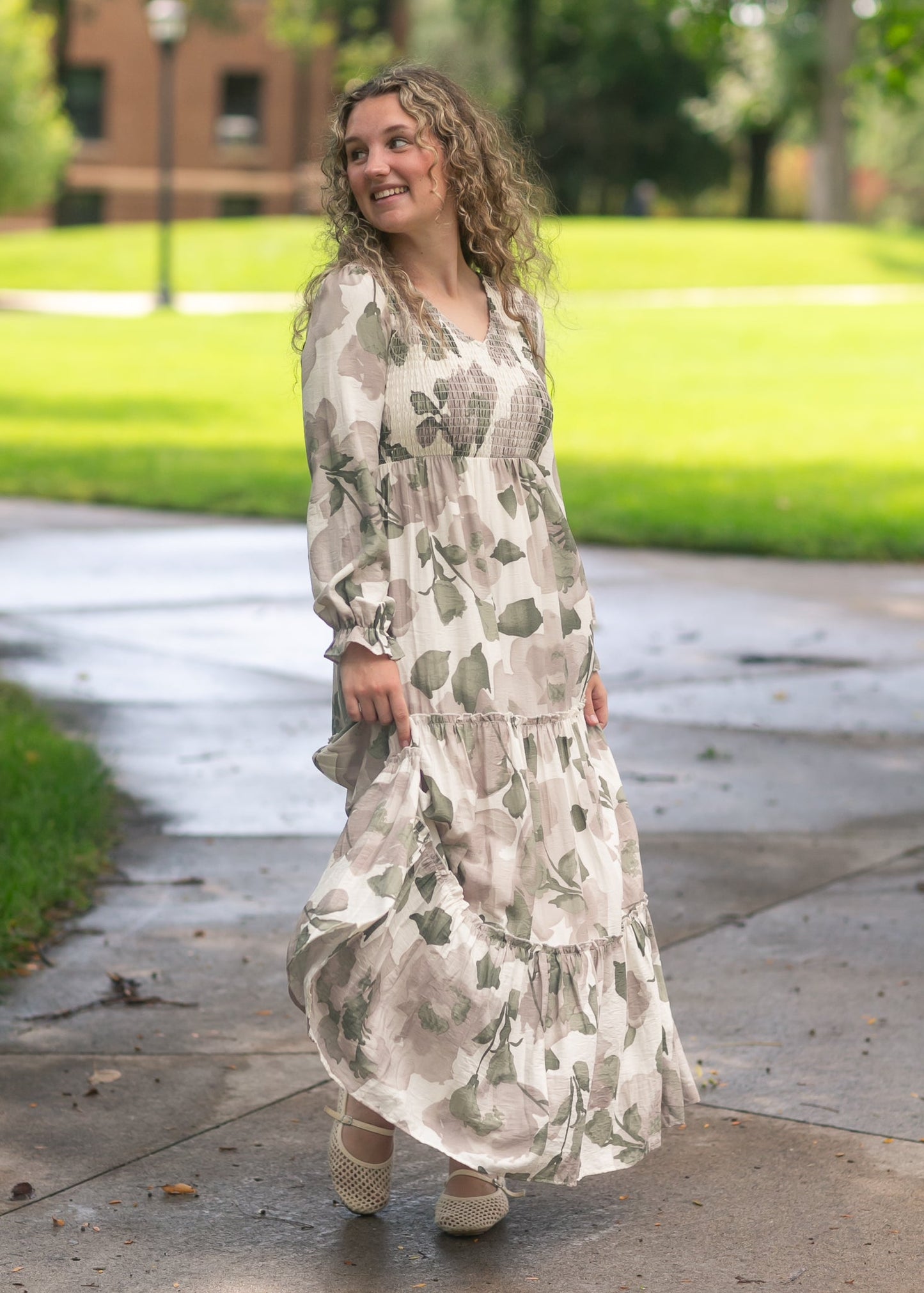 September Long Sleeve Maxi Dress - FINAL SALE