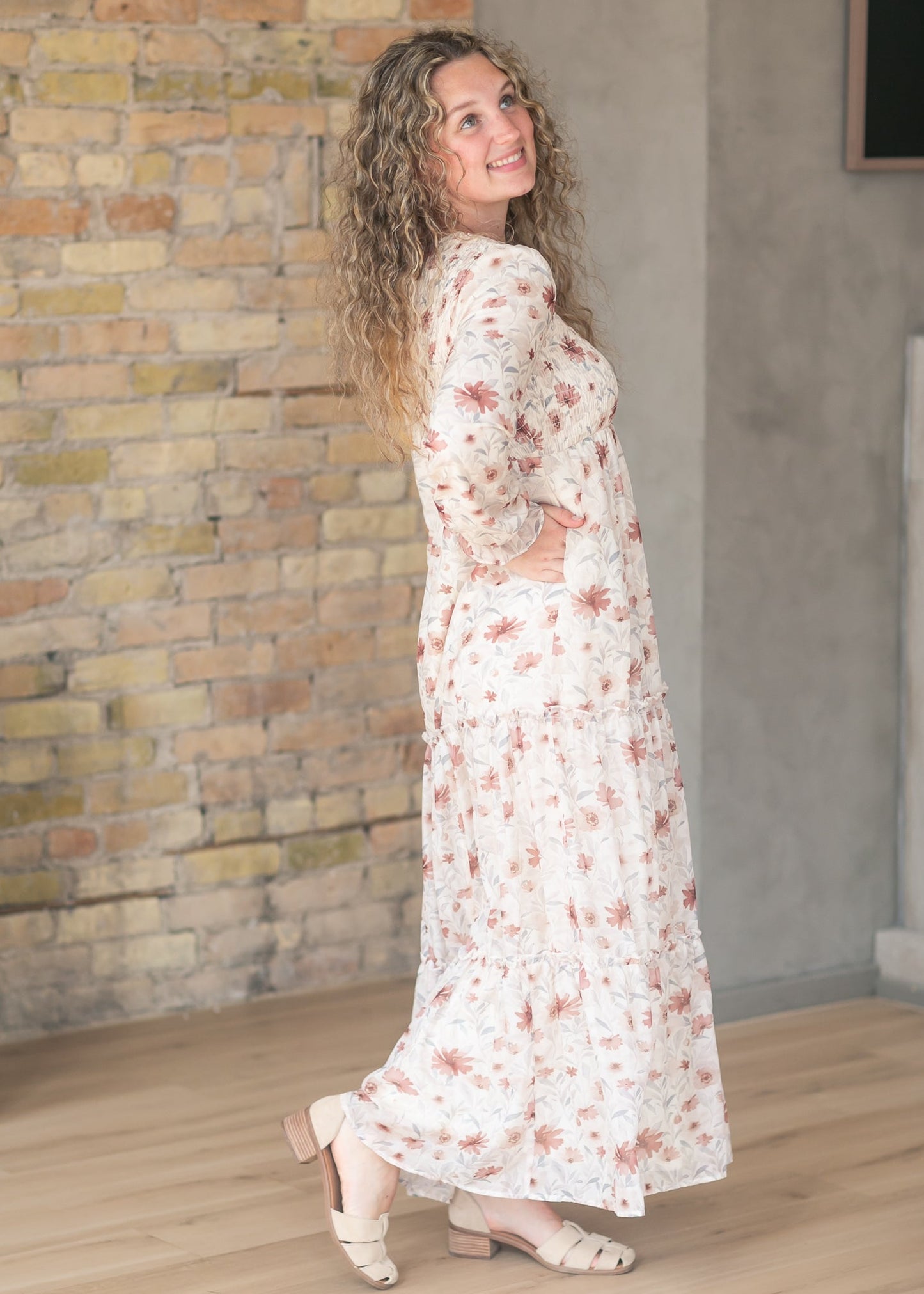 September Long Sleeve Maxi Dress - FINAL SALE