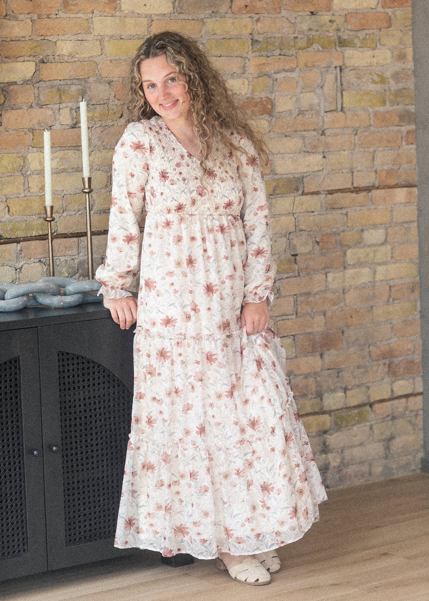 September Long Sleeve Maxi Dress - FINAL SALE