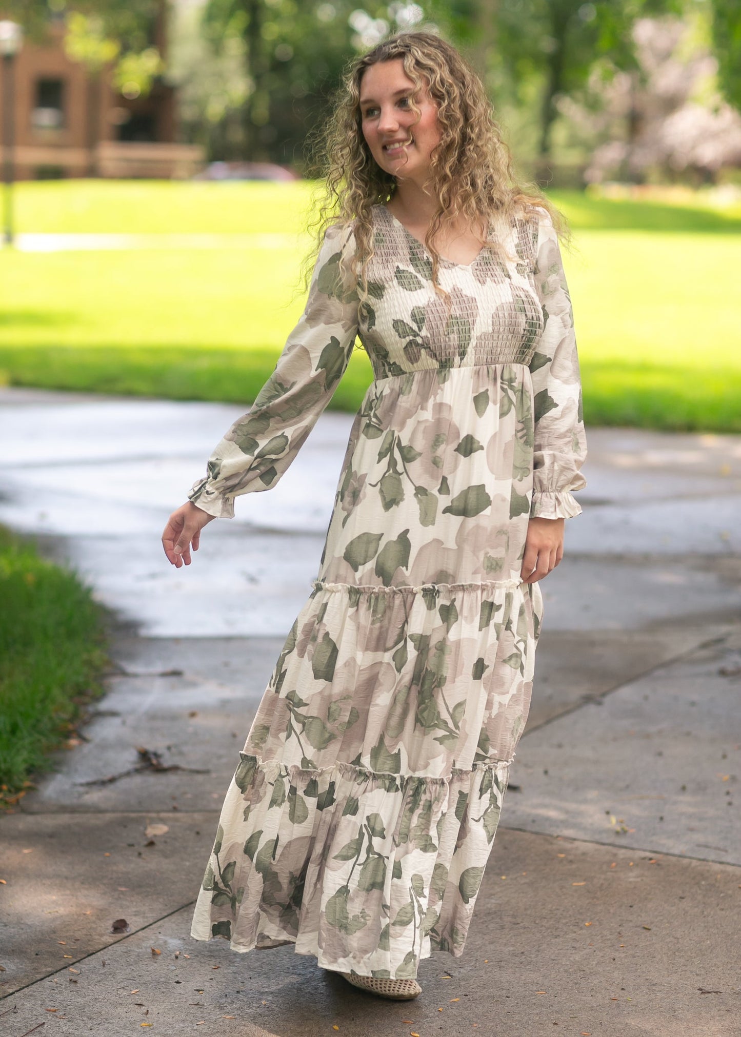 September Long Sleeve Maxi Dress - FINAL SALE