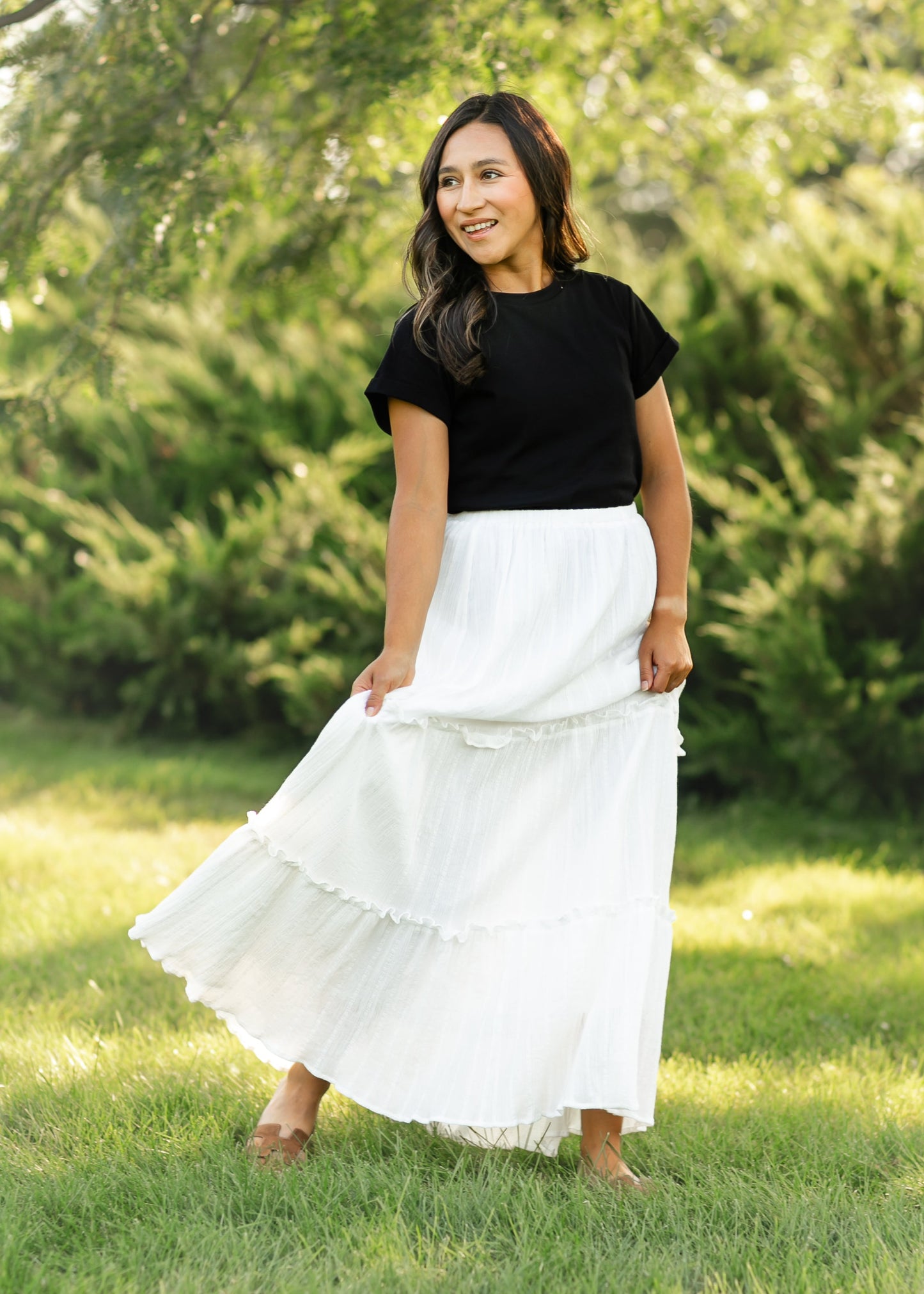 Serena Cotton Gauze Maxi Skirt - FINAL SALE