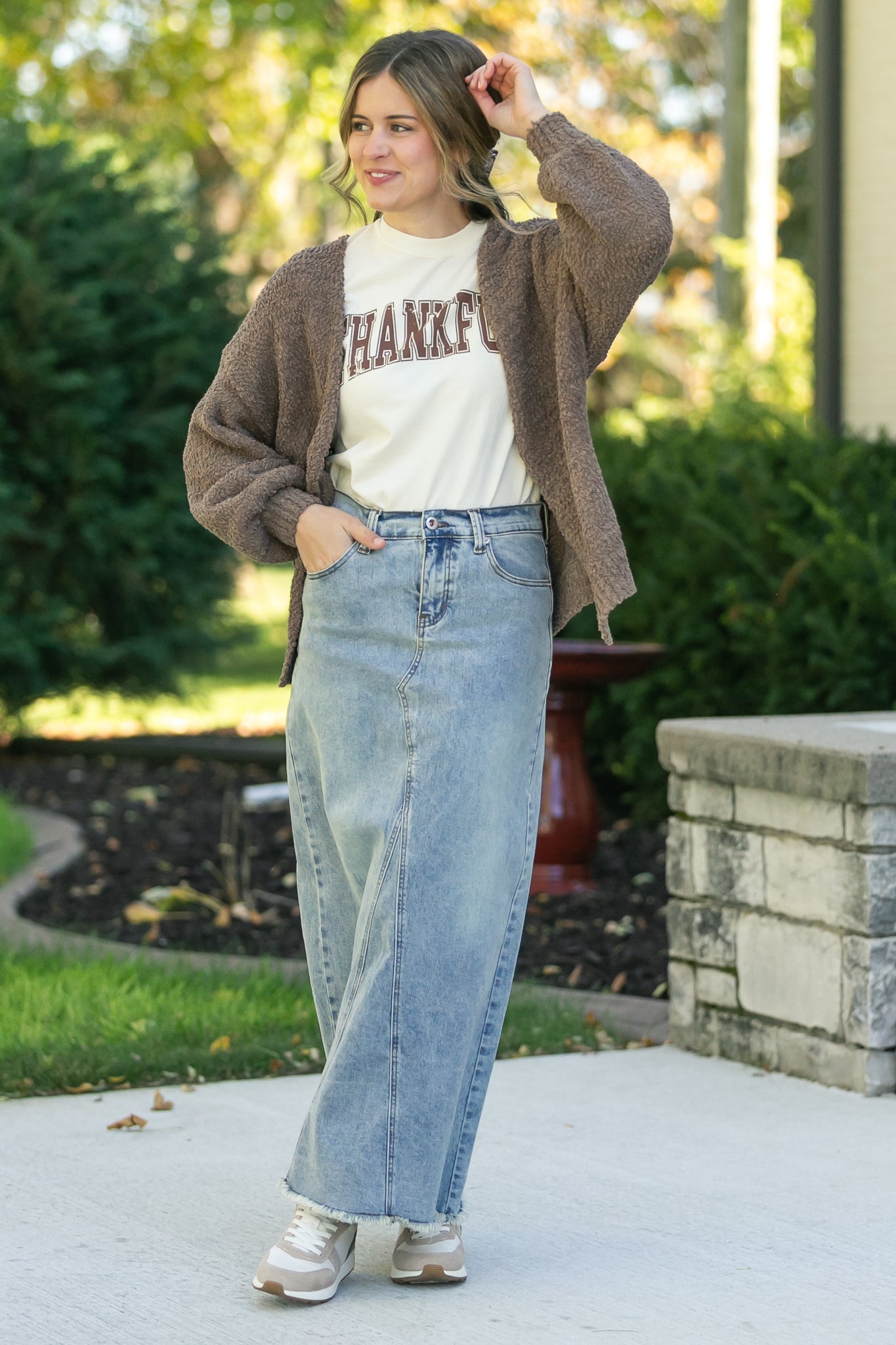 Short Sleeve Thankful Graphic Tee - FINAL SALE
