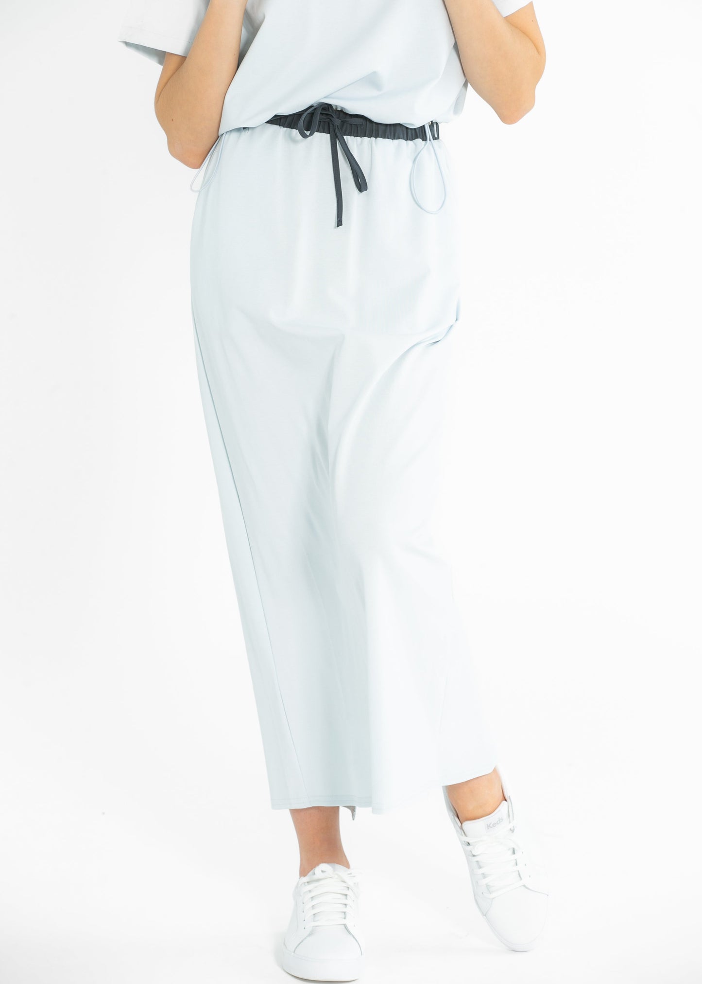 Showed Up Drawstring Midi Skirt - FINAL SALE
