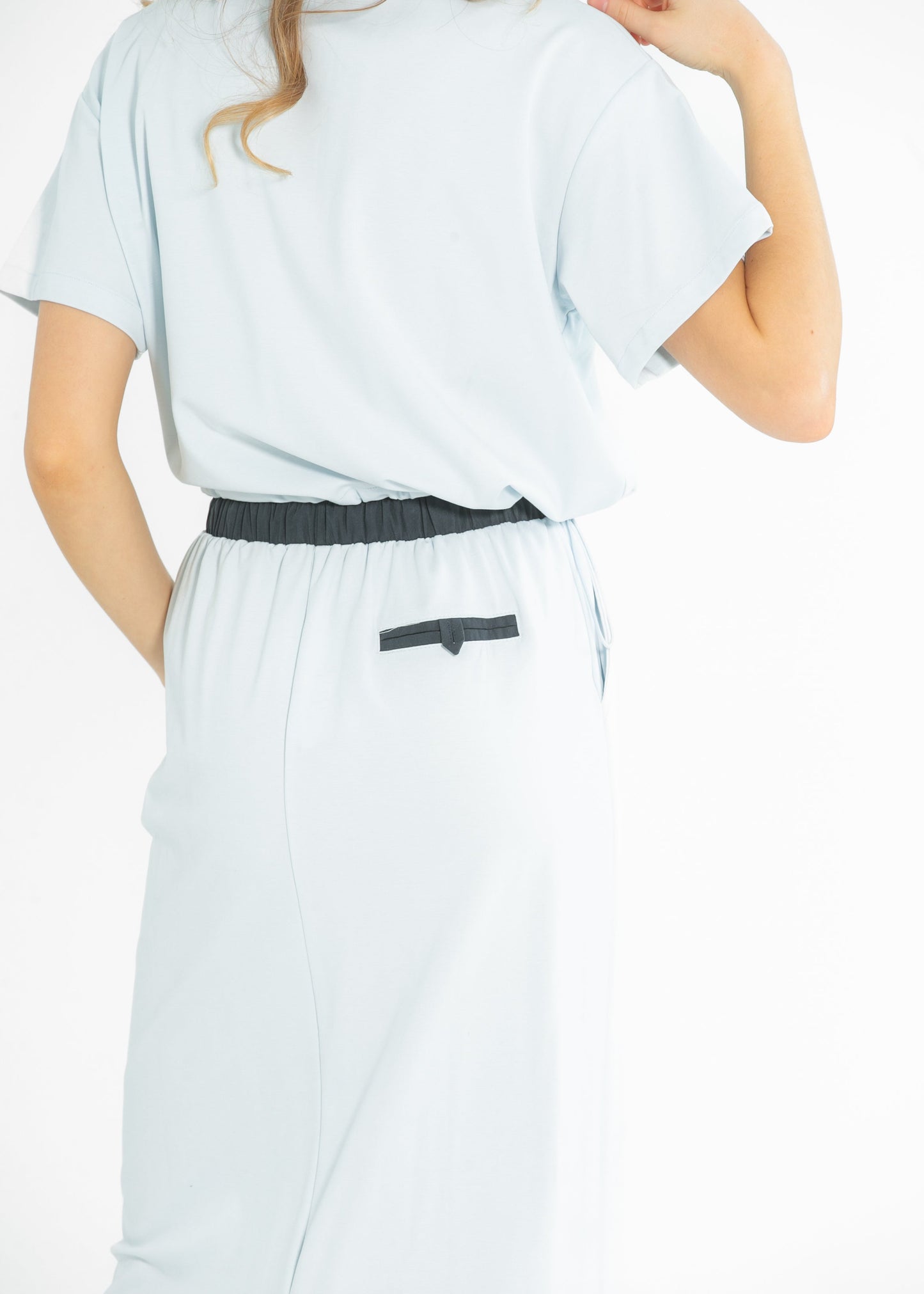 Showed Up Drawstring Midi Skirt - FINAL SALE