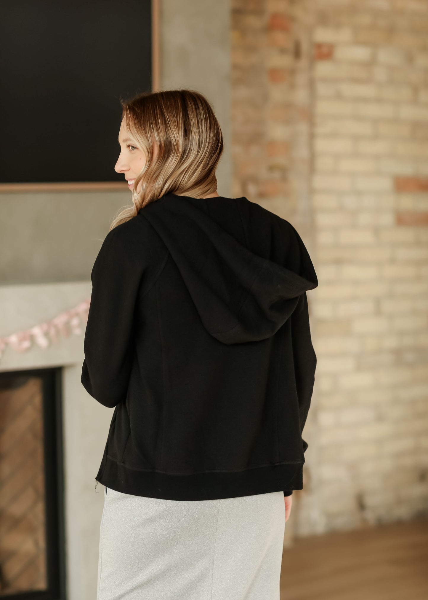 Silvana Full Zip Long Sleeve Hoodie Jacket - FINAL SALE