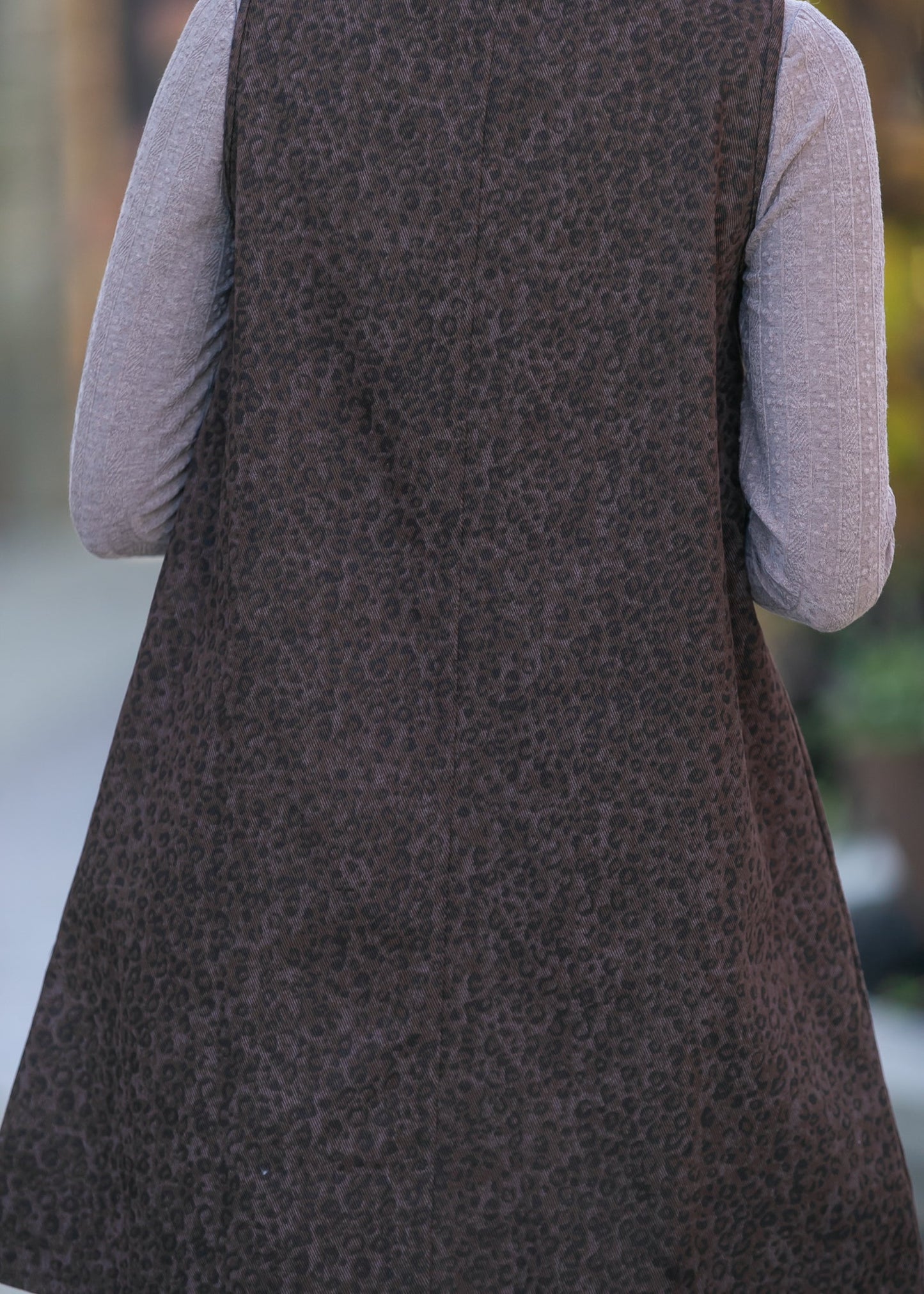 Sleeveless Printed Button Down Midi Dress - FINAL SALE