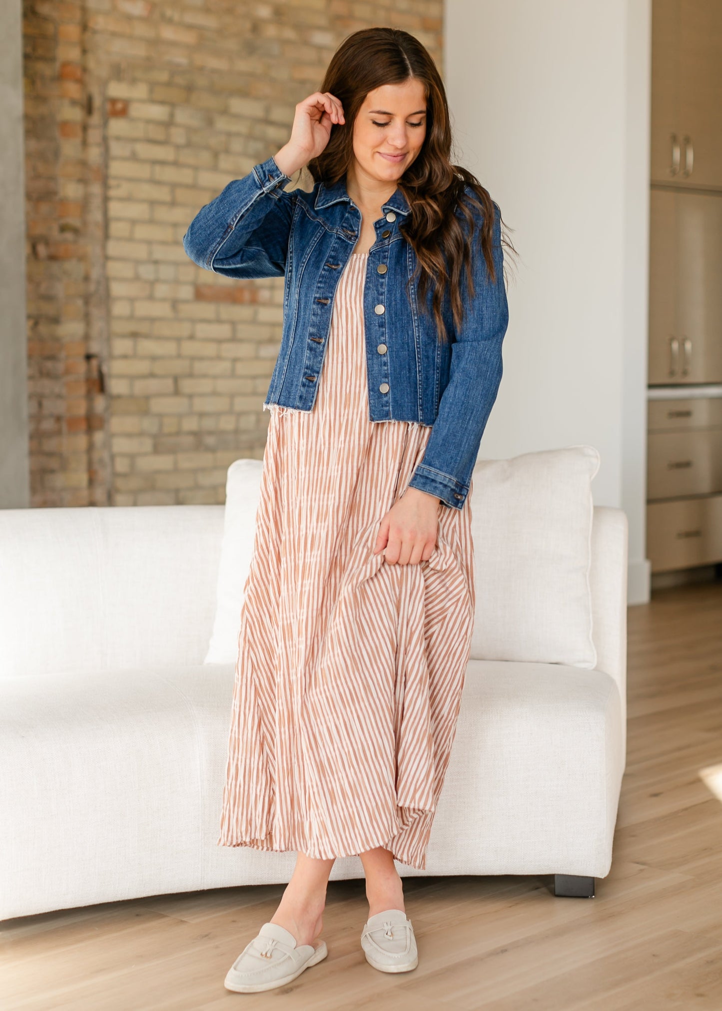 Sleeveless Striped Flowy Maxi Dress - FINAL SALE