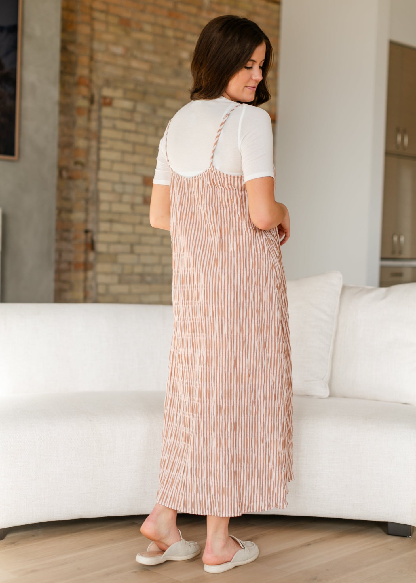 Sleeveless Striped Flowy Maxi Dress - FINAL SALE