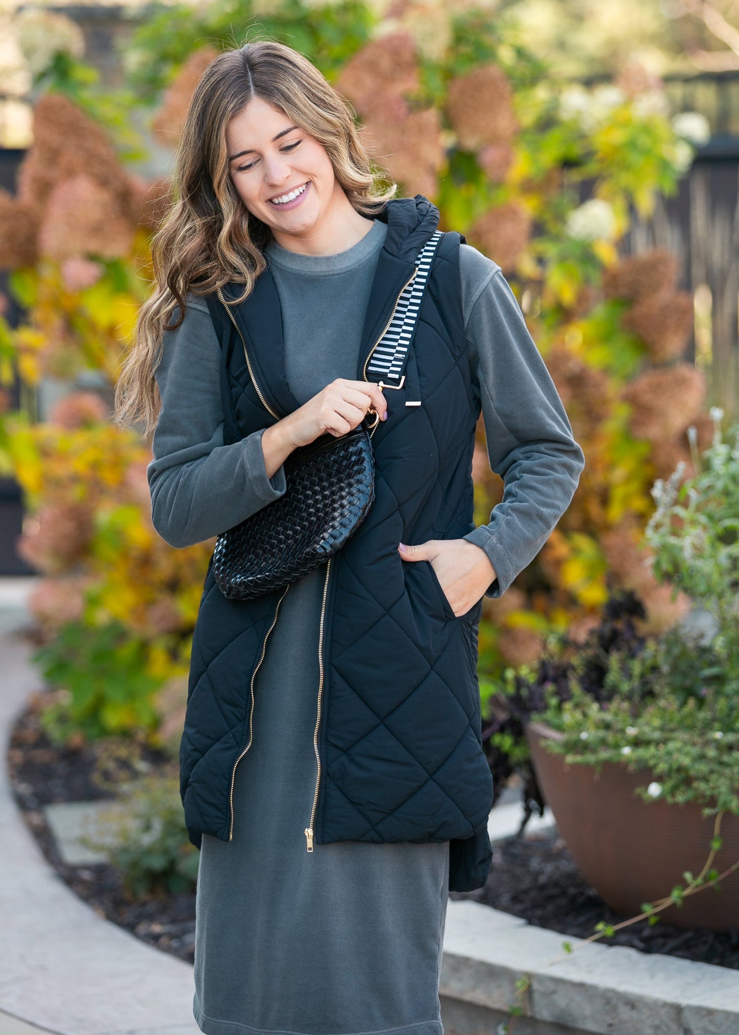Soft Long Sleeve Sweatshirt Maxi Dress