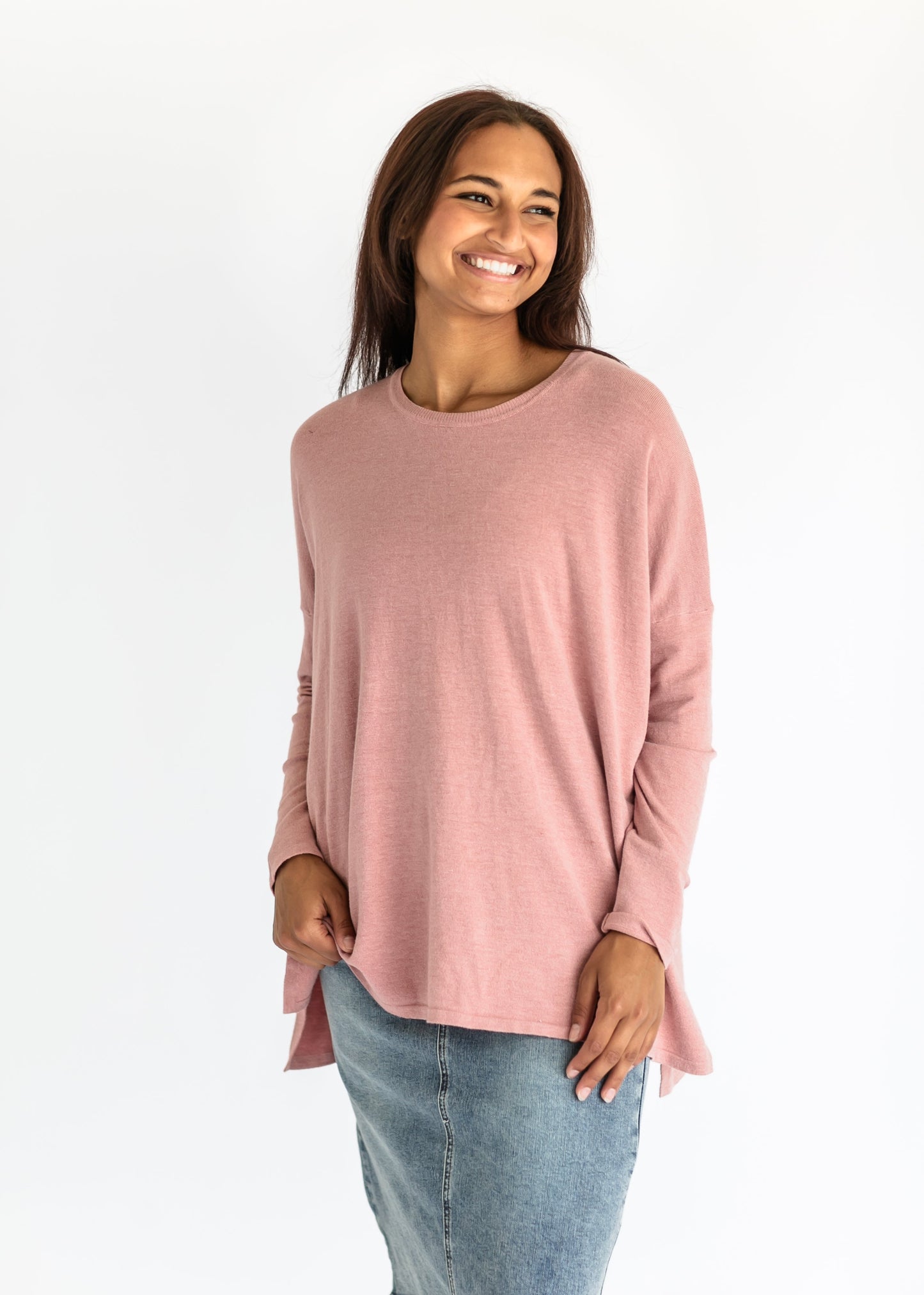 Soft Touch Drop Shoulder Sweater - FINAL SALE