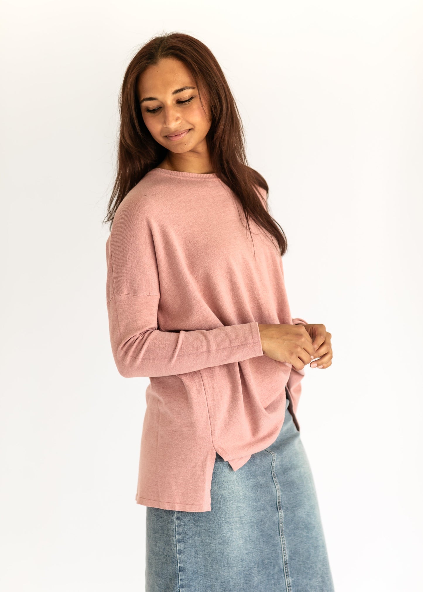 Soft Touch Drop Shoulder Sweater - FINAL SALE