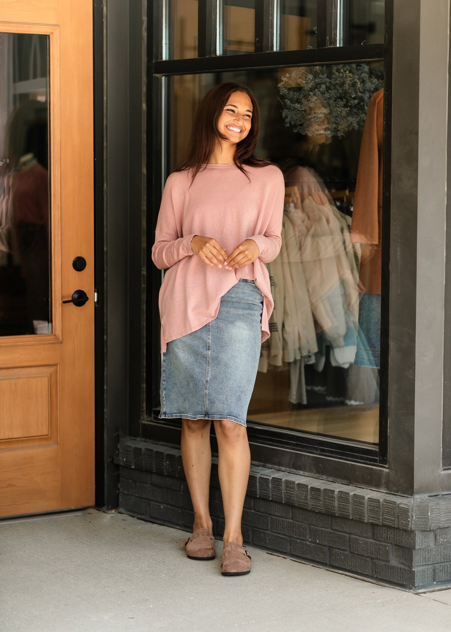 Soft Touch Drop Shoulder Sweater - FINAL SALE