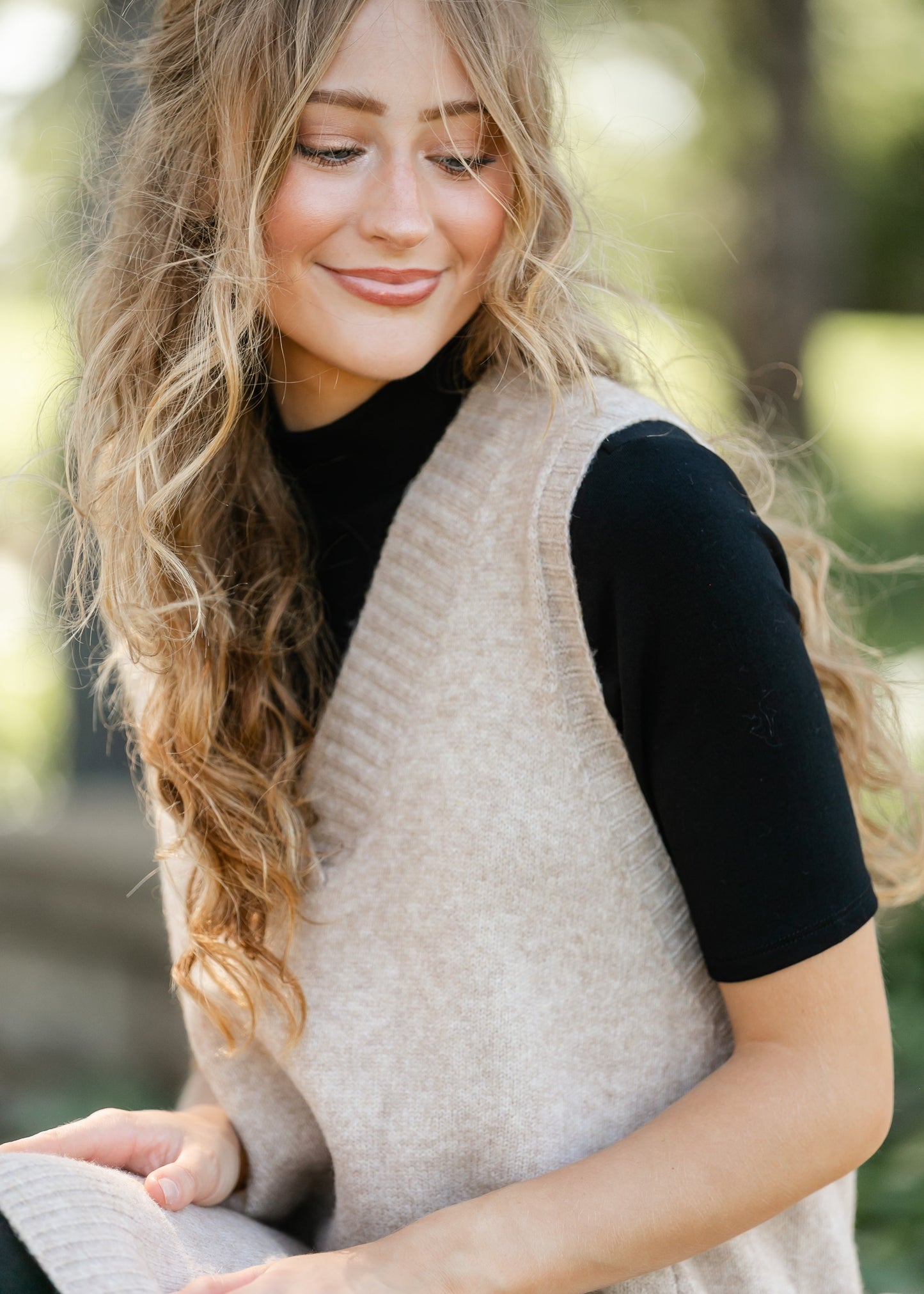 Soft Touch V-neck Sweater Dress