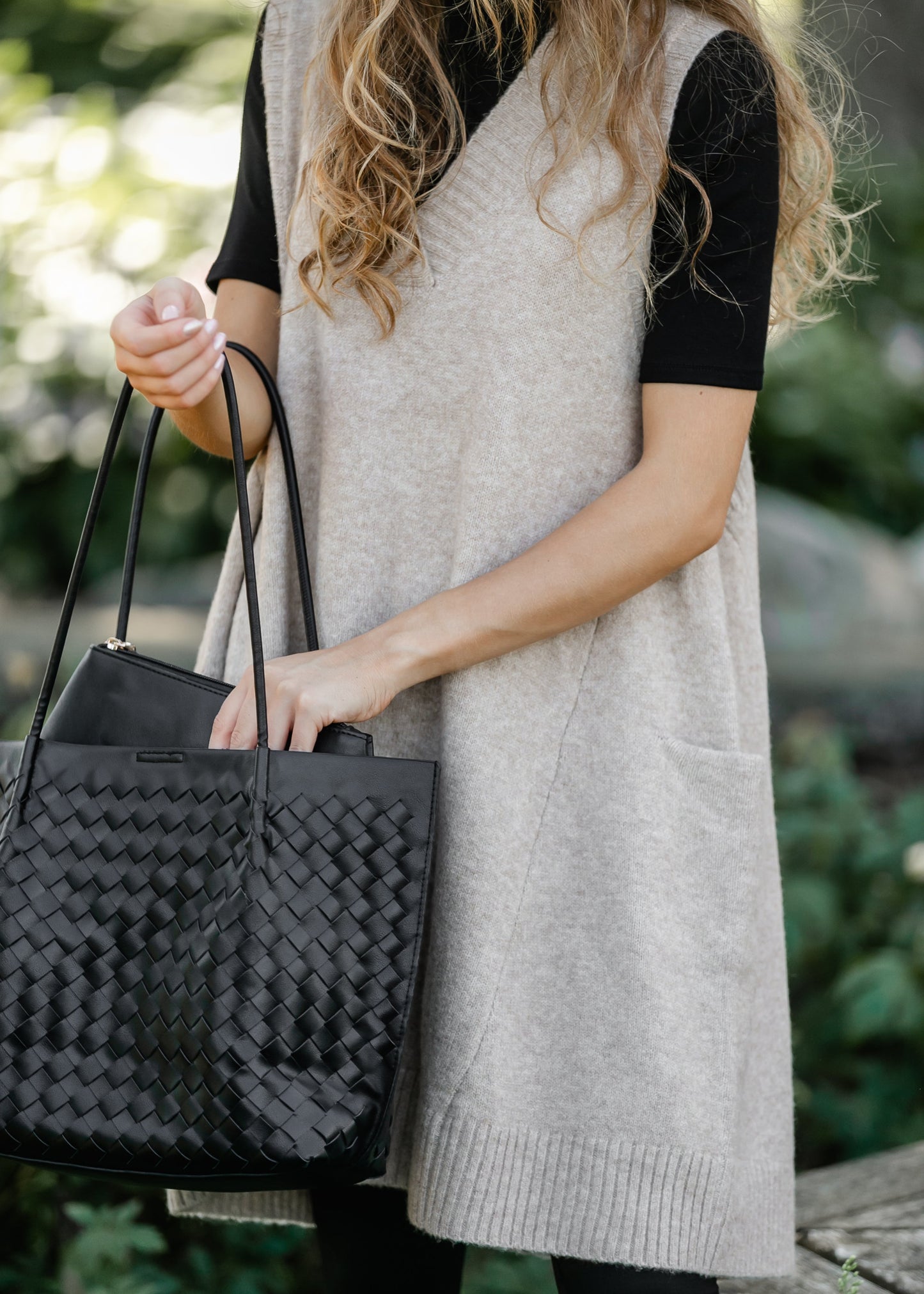 Soft Touch V-neck Sweater Dress