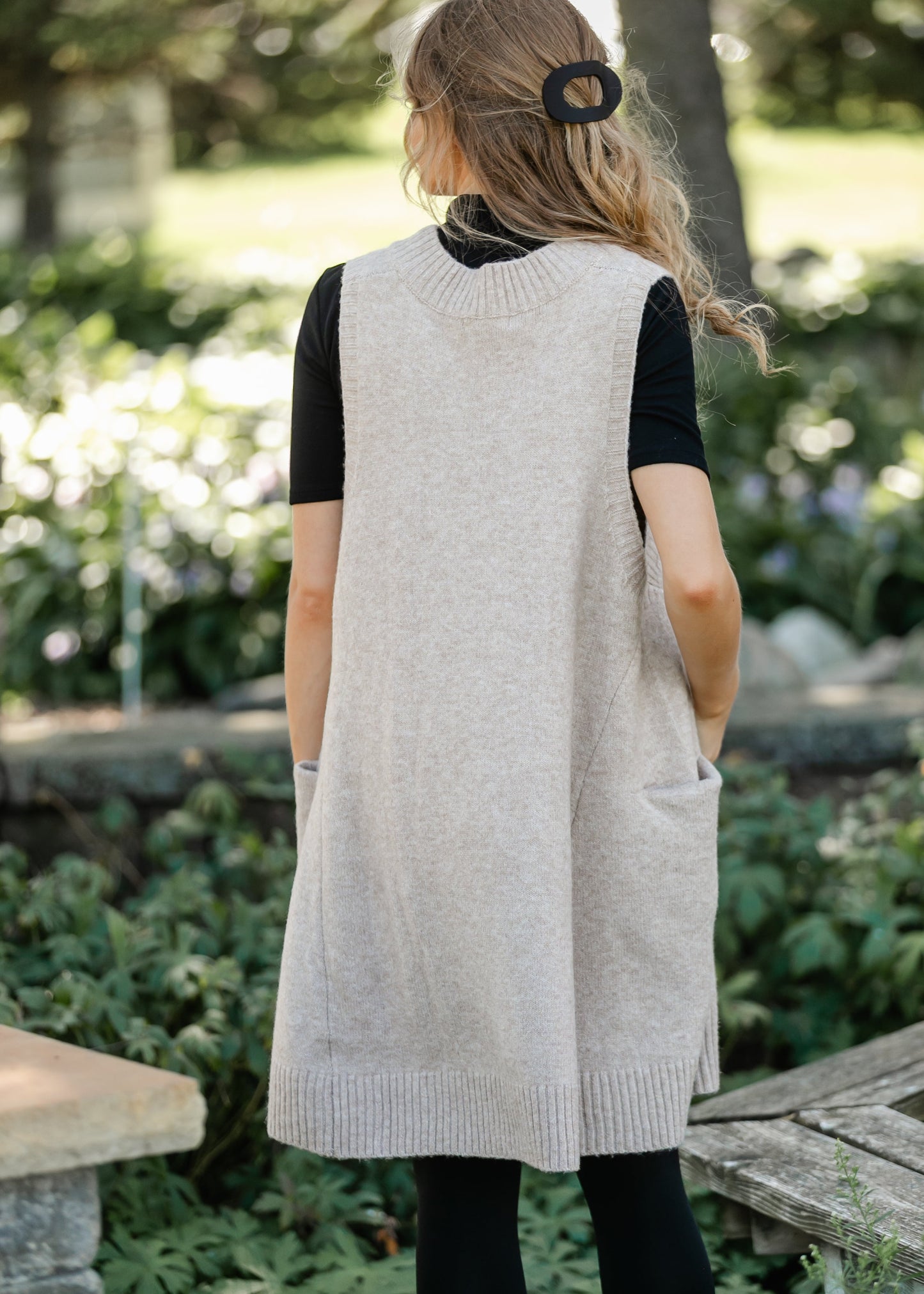 Soft Touch V-neck Sweater Dress