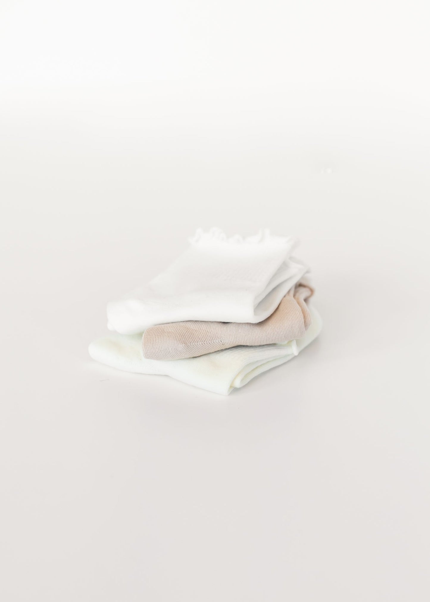 Solid Color Ruffle Ankle Socks