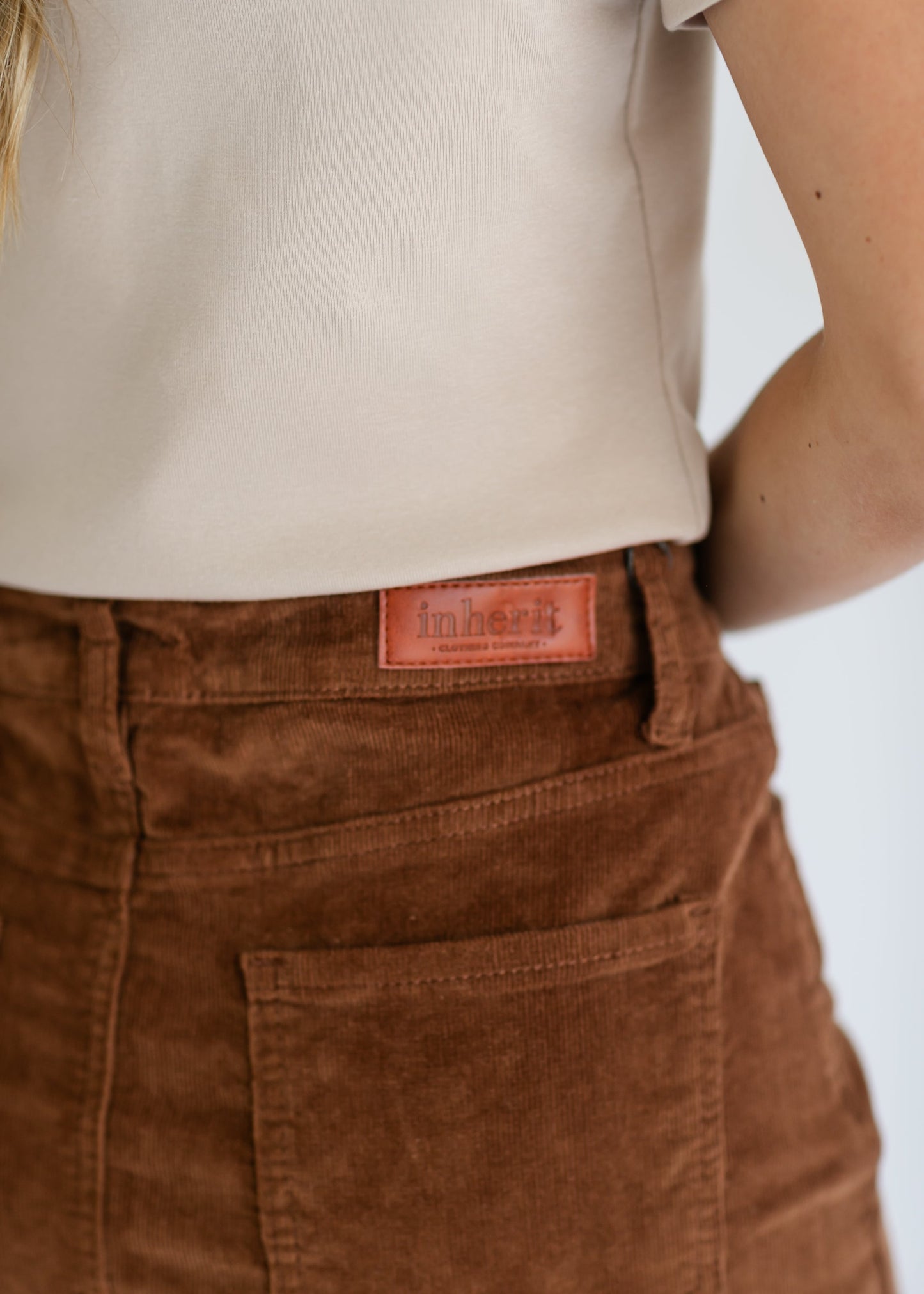 Stella Cafe Noir Corduroy Denim Maxi Skirt - FINAL SALE