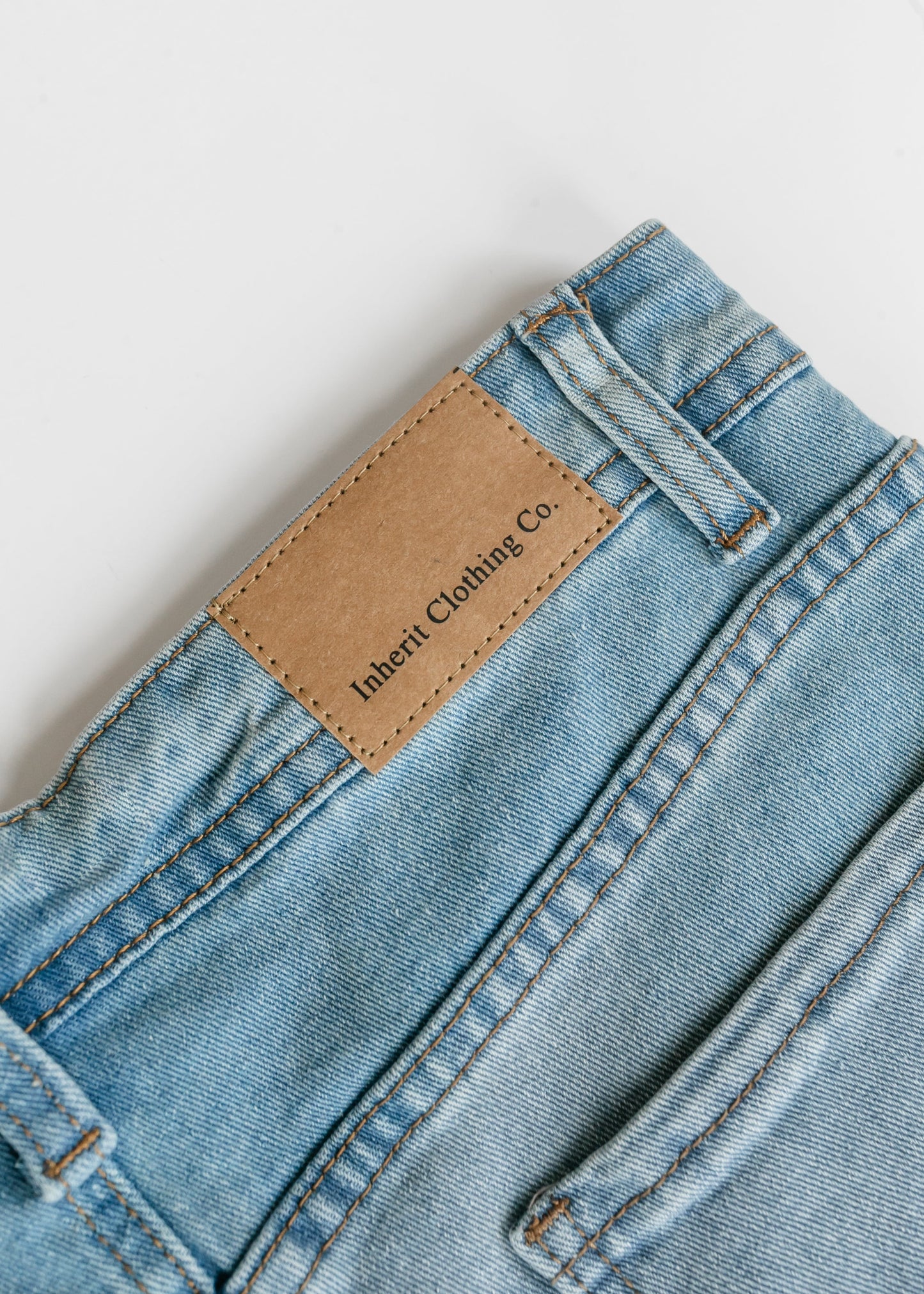 Stella Light Wash Maxi Denim Skirt