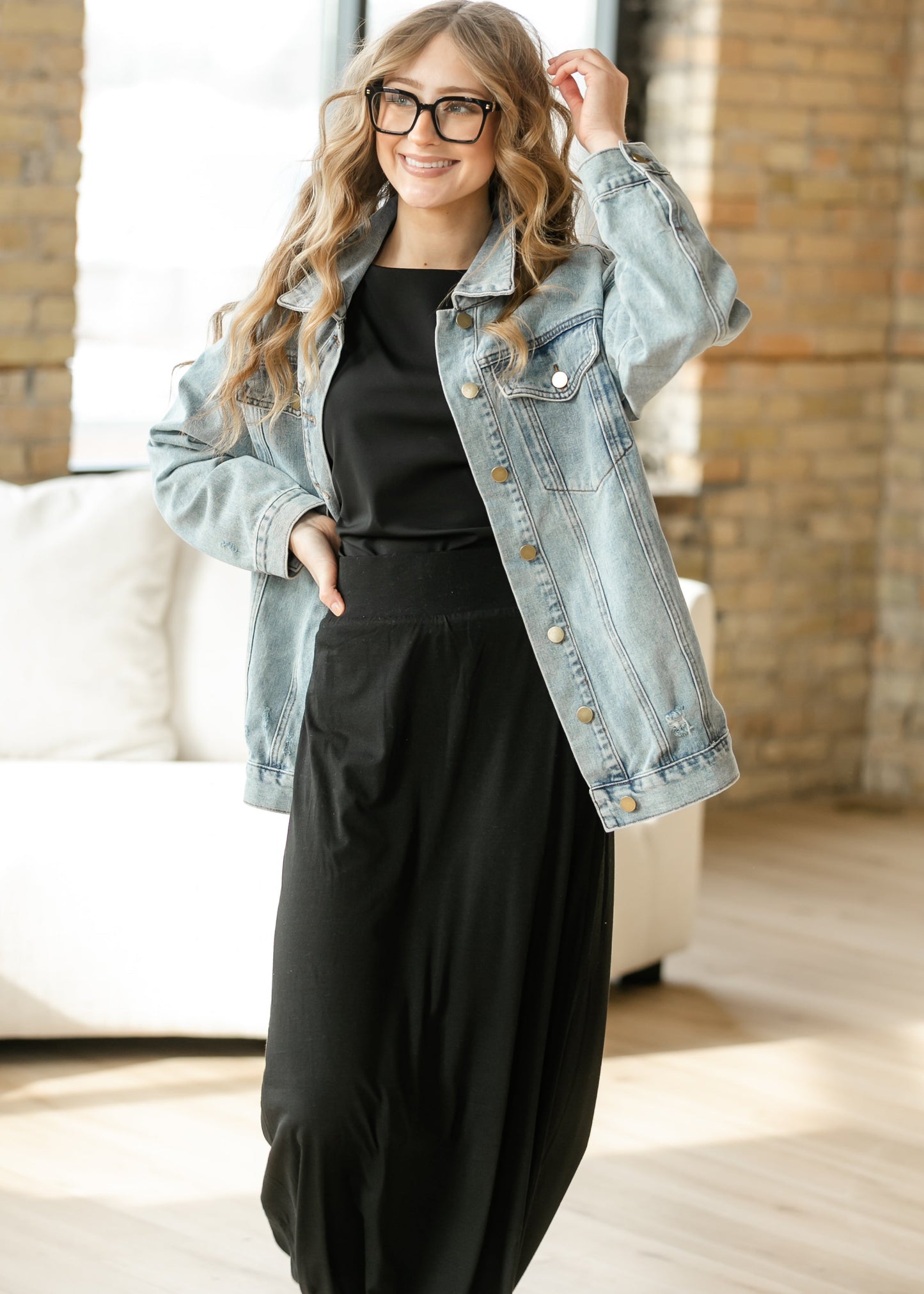 Steve Madden® Adair Black Knit Top - FINAL SALE