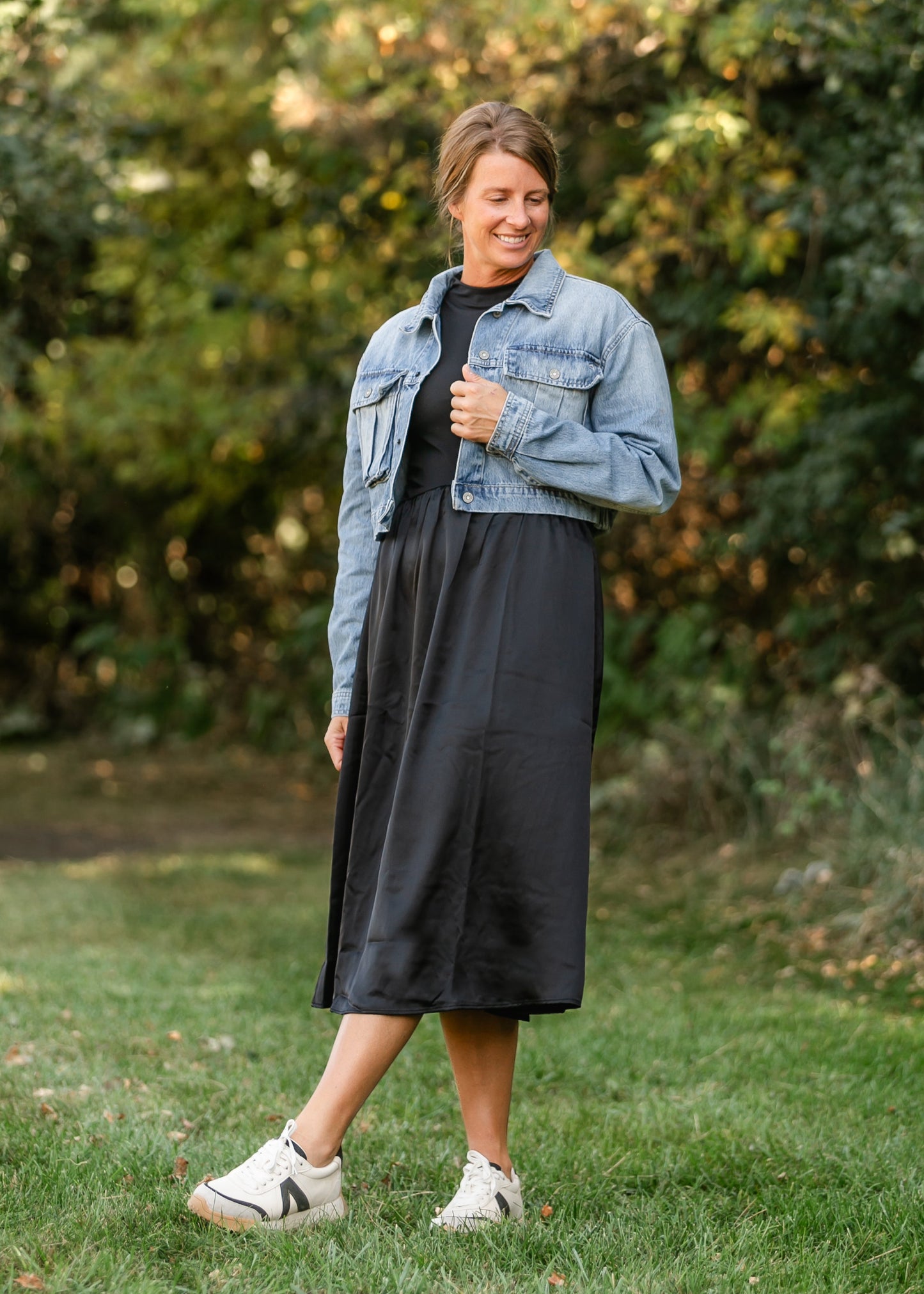 Steve Madden® Aradia Mixed Media Sleeveless Midi Dress - FINAL SALE