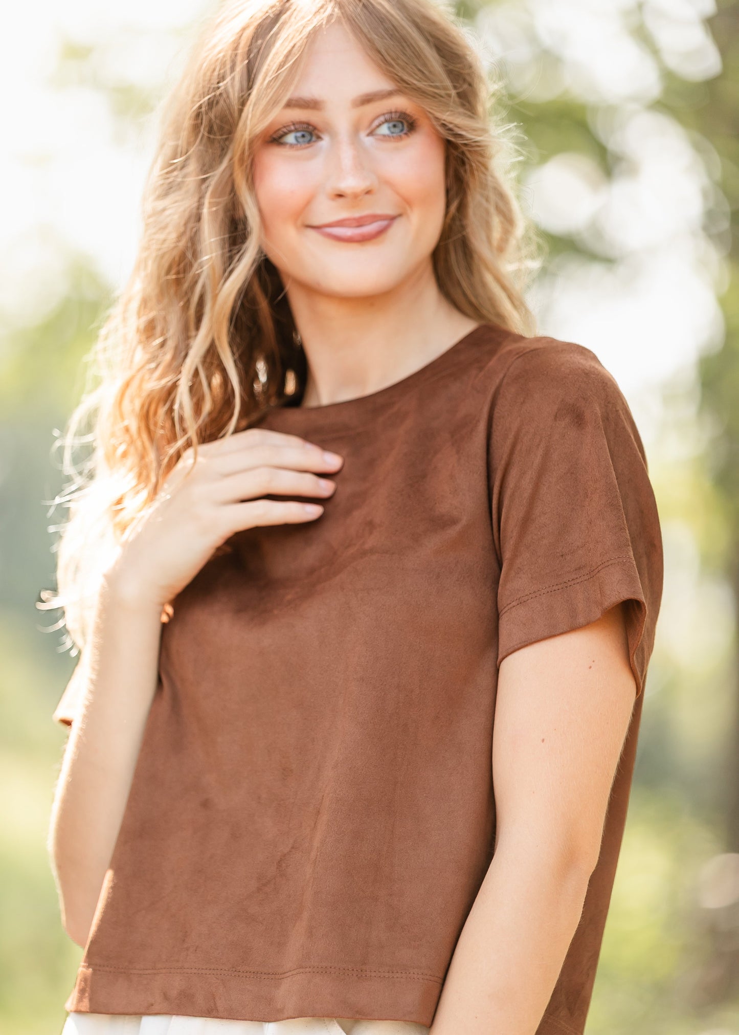 Steve Madden® Ezra Faux Leather Top - FINAL SALE