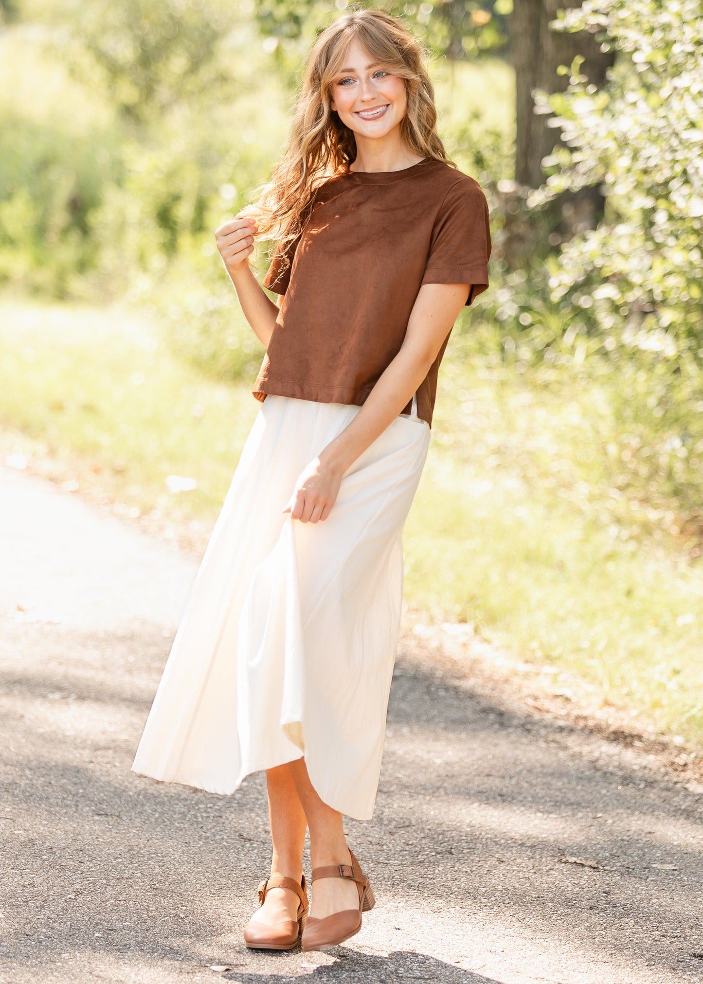Steve Madden® Ezra Faux Leather Top - FINAL SALE