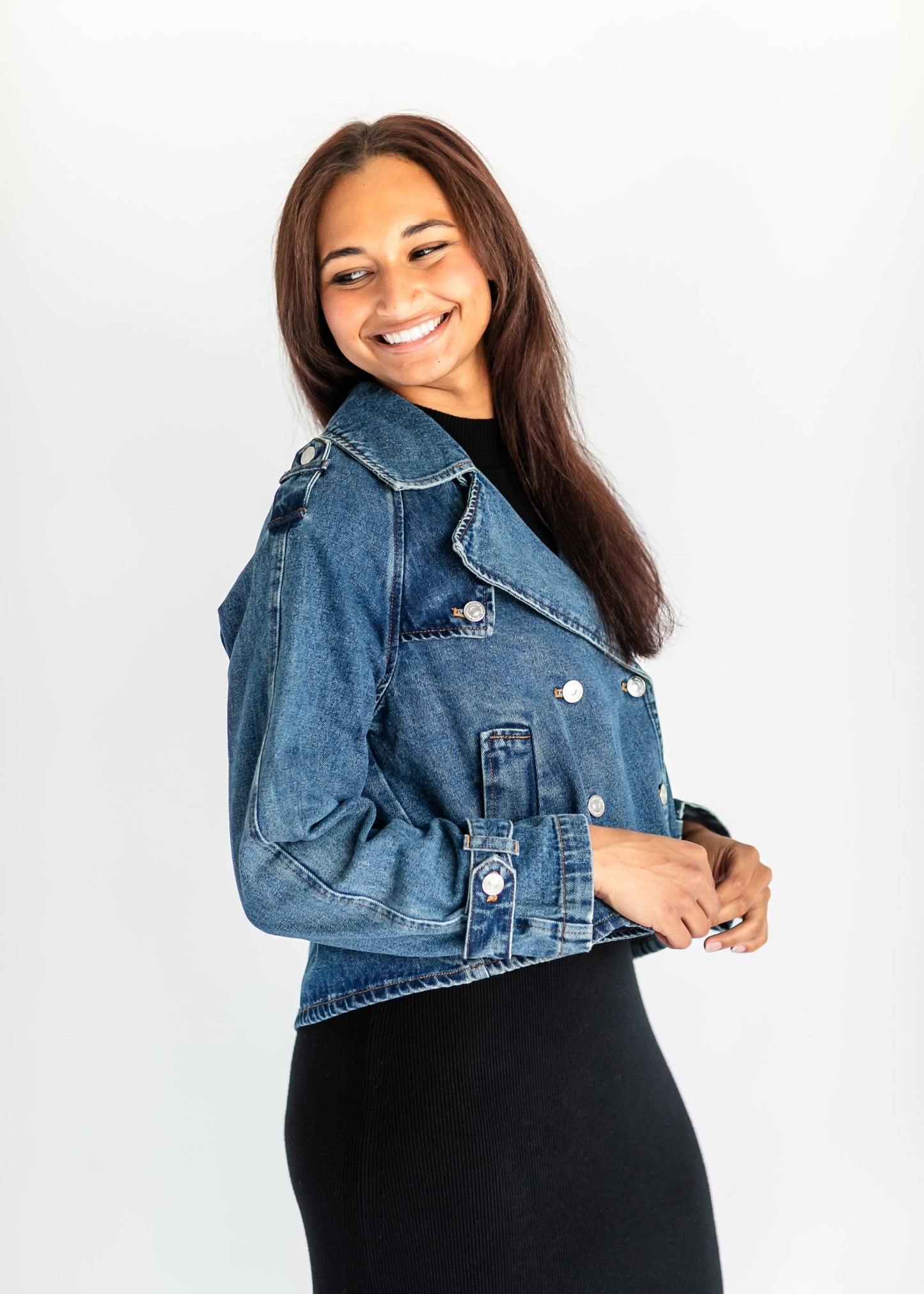 Steve Madden® Sirus Denim Trench Coat - FINAL SALE