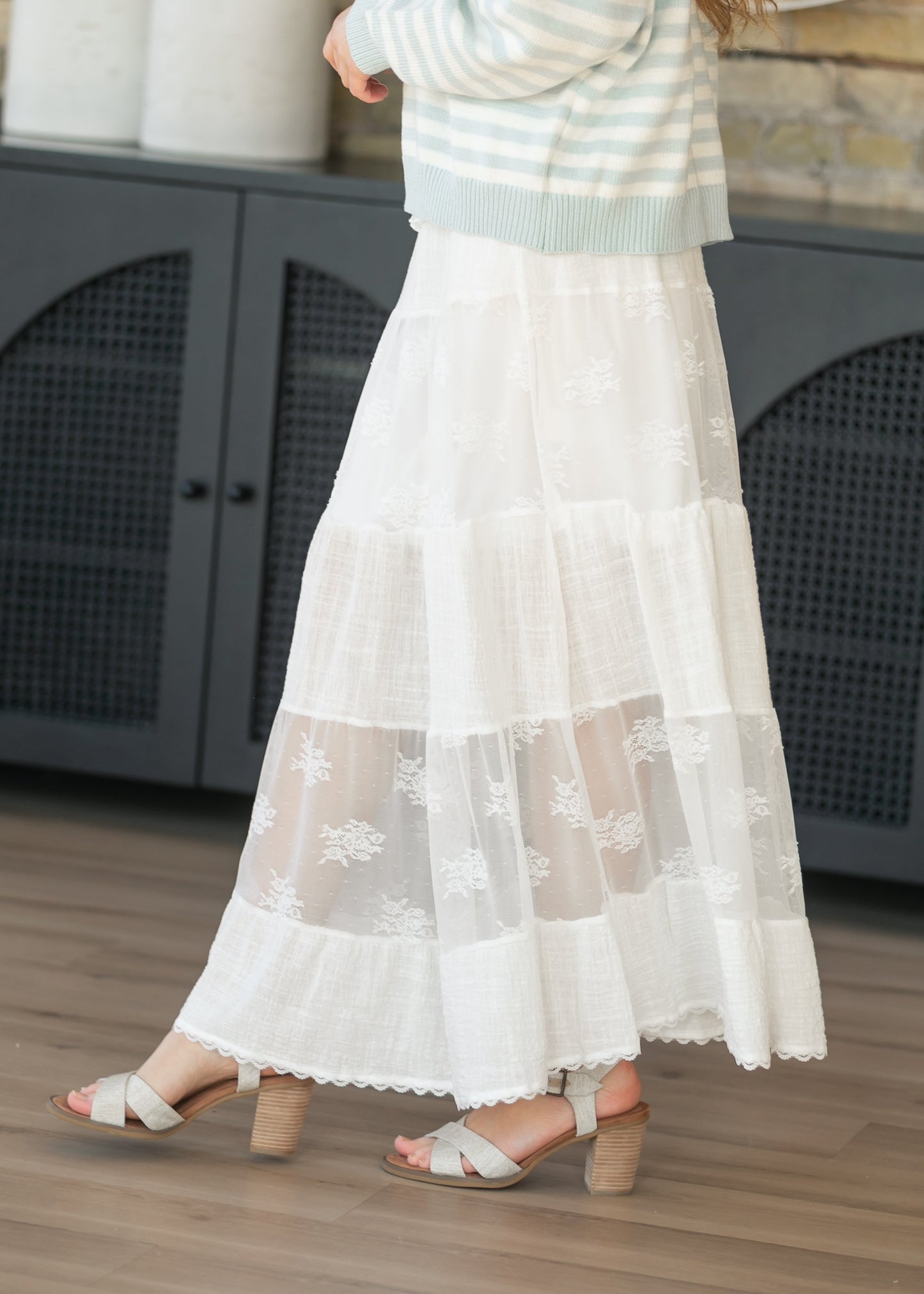 Steve Madden® Tarryn Lace Maxi Skirt