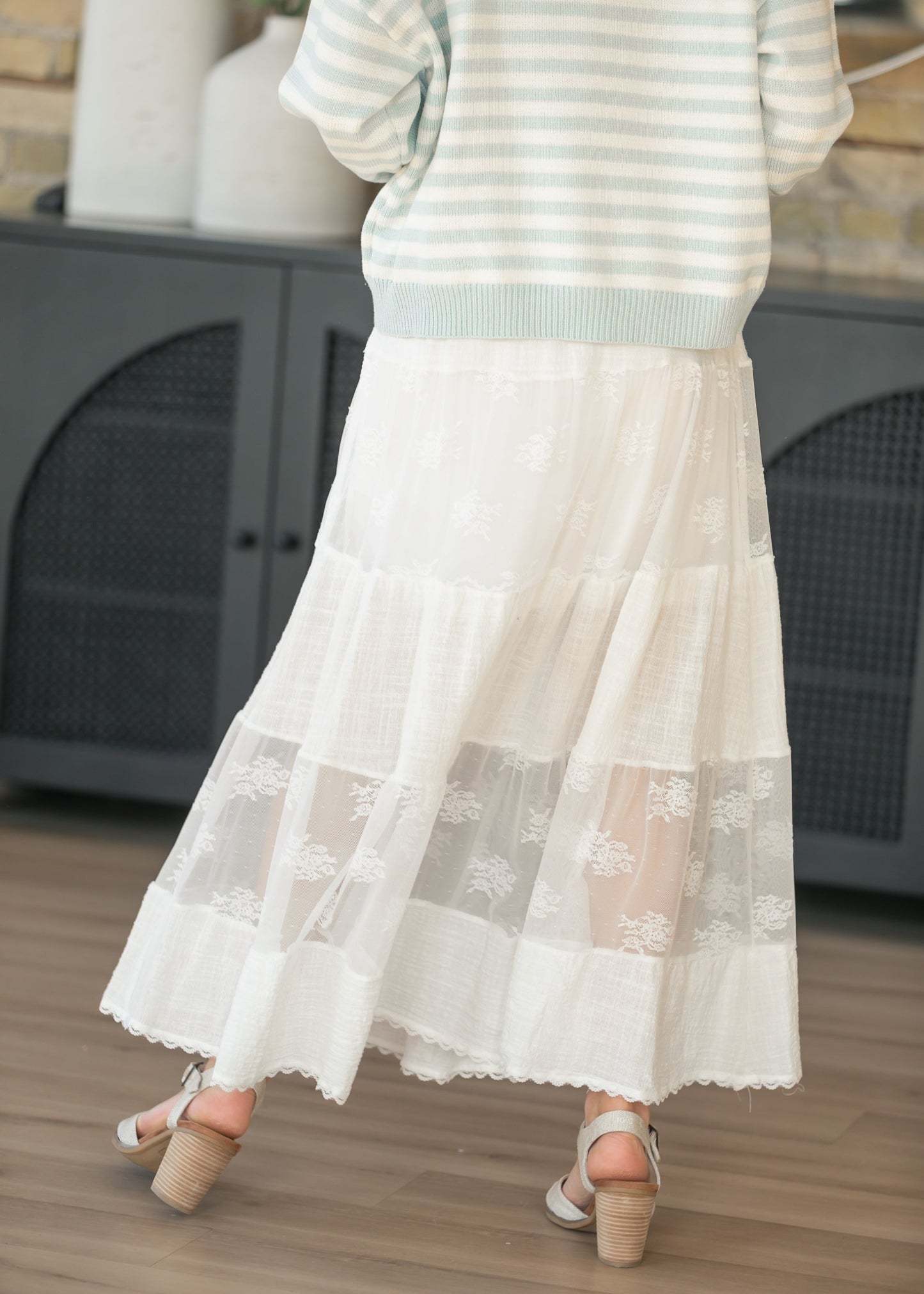 Steve Madden® Tarryn Lace Maxi Skirt