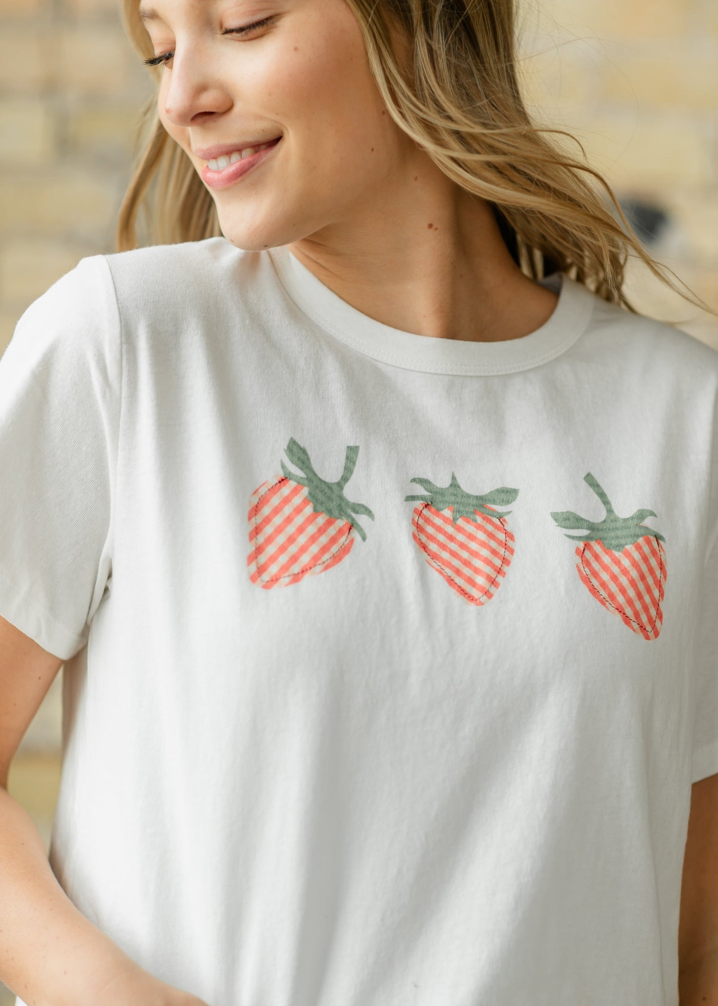Strawberry Graphic Short Sleeve Tee - FINAL SALE