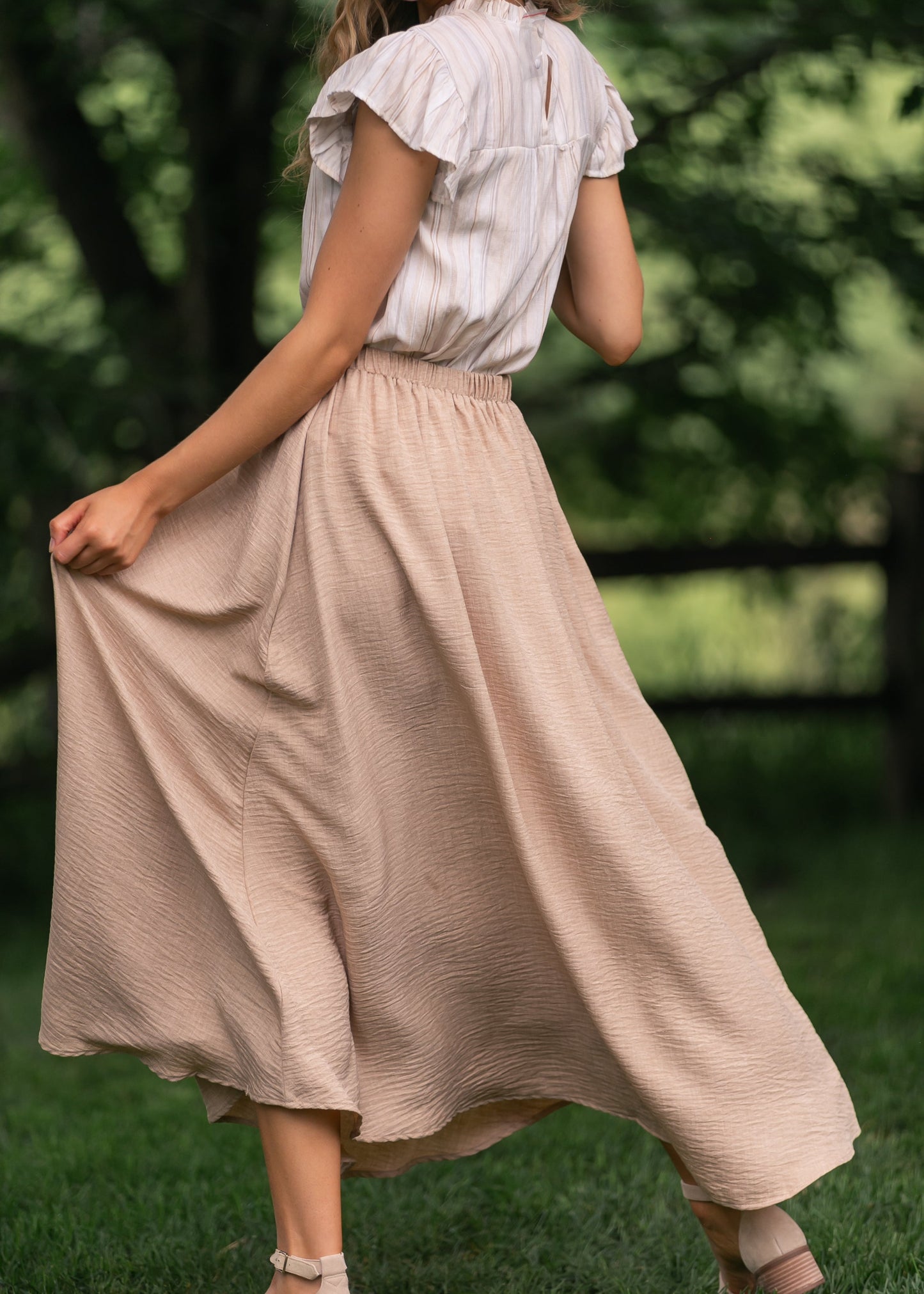 Stretch Waist Maxi Skirt - FINAL SALE