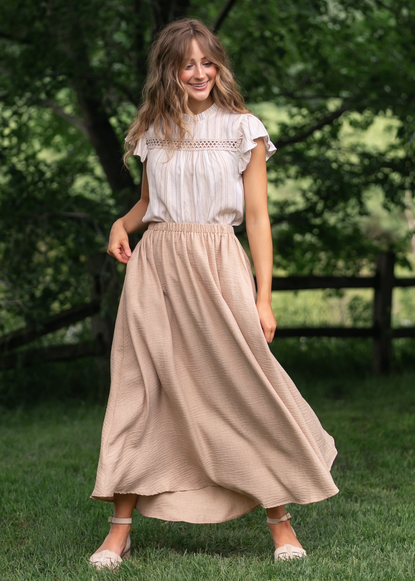 Stretch Waist Maxi Skirt - FINAL SALE