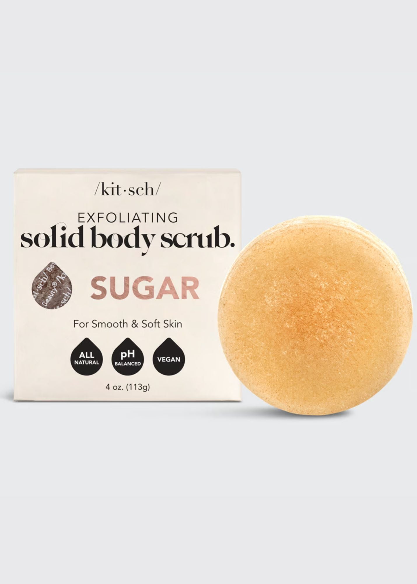 Kitsch™ Sugar Exfoliating Body Scrub Bar